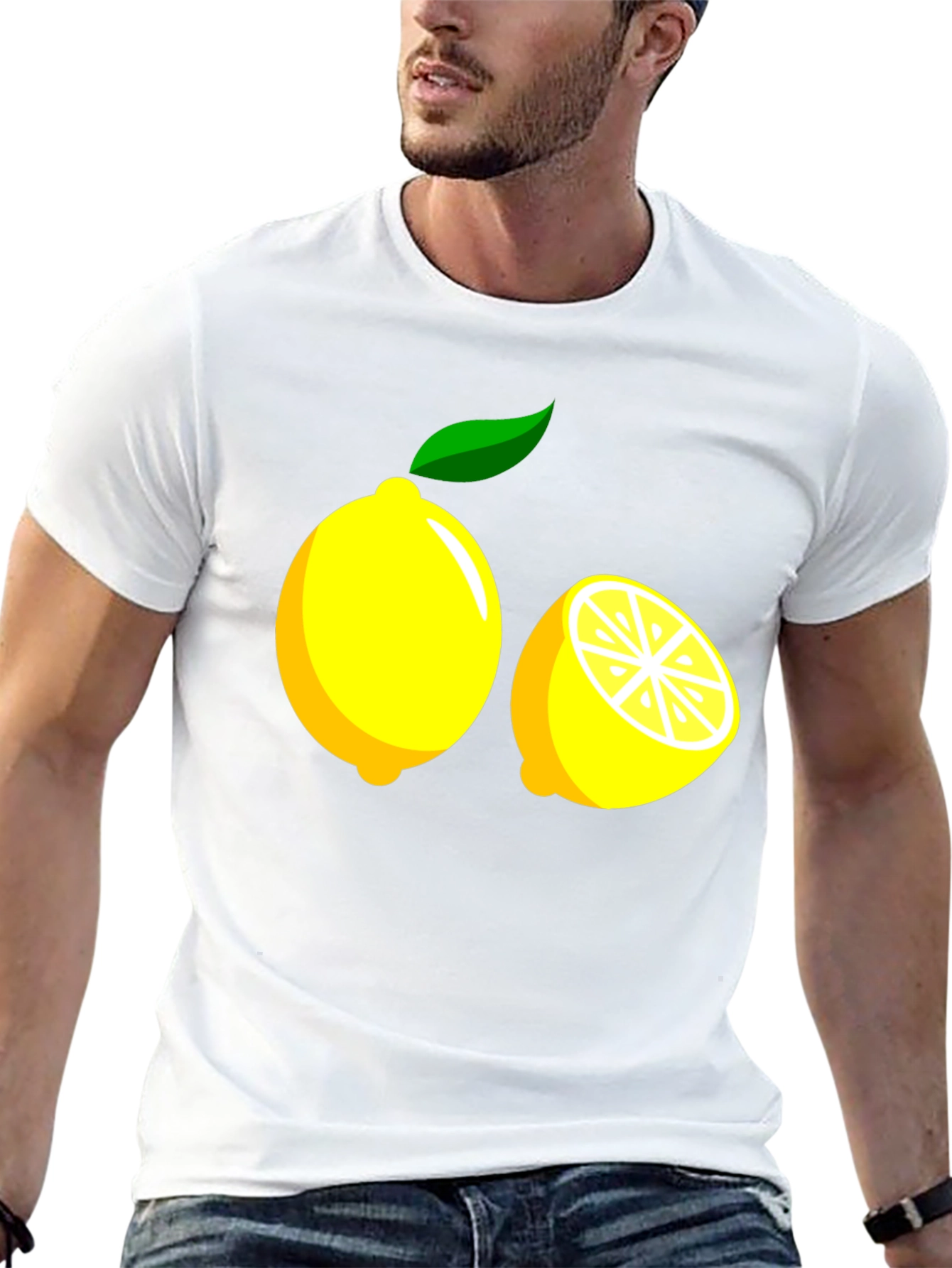Lemon Graphic Tee - Stylish Summer T-Shirt