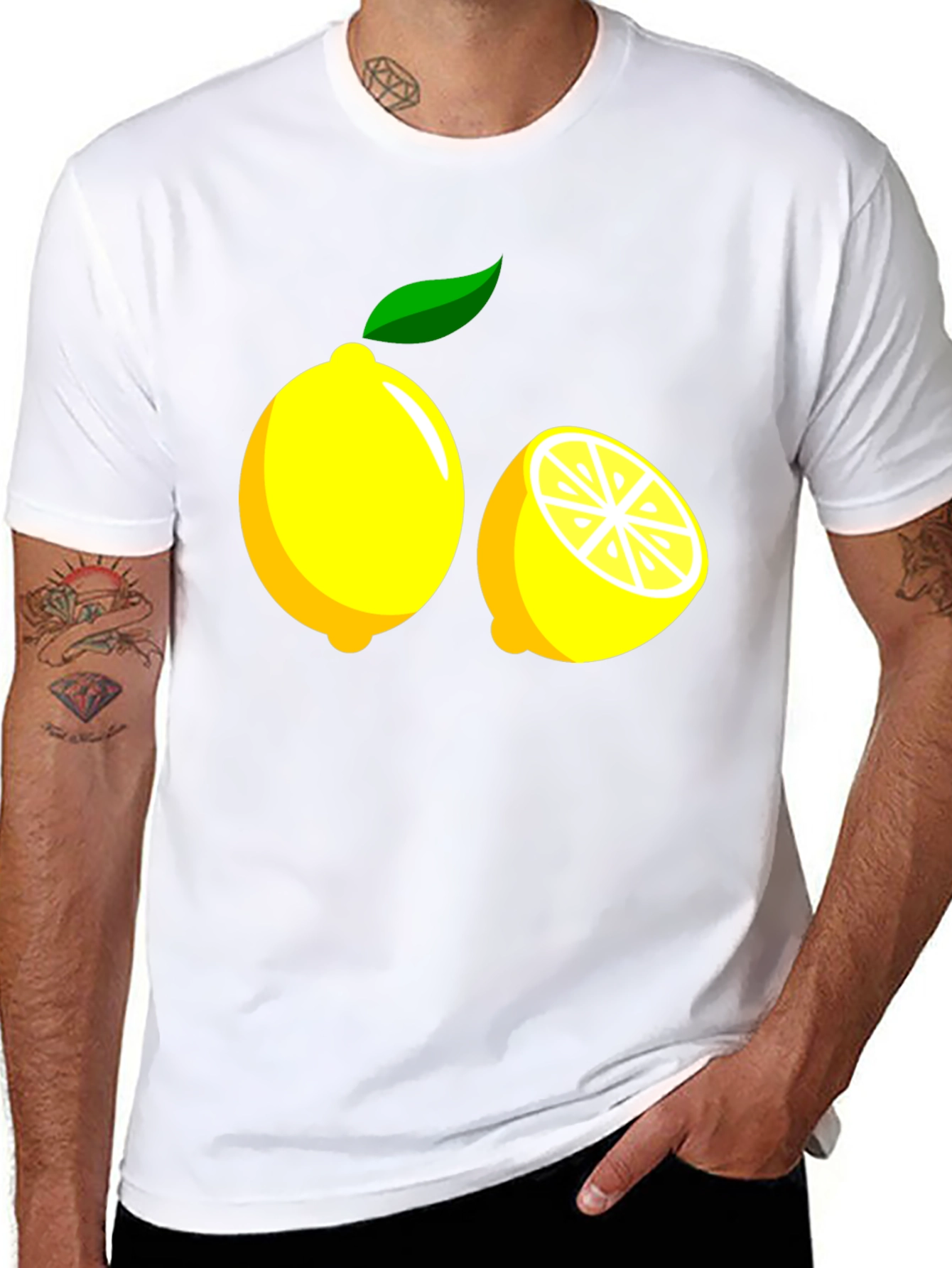 Lemon Graphic Tee - Stylish Summer T-Shirt