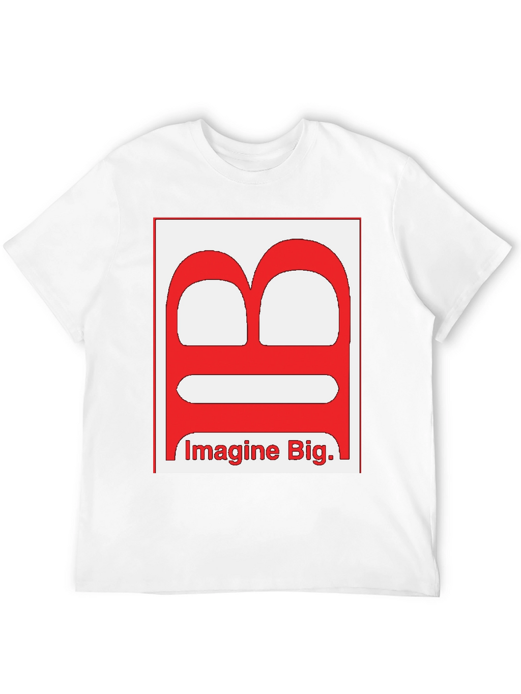 Imagine Big Letter Graphic Black T-Shirt