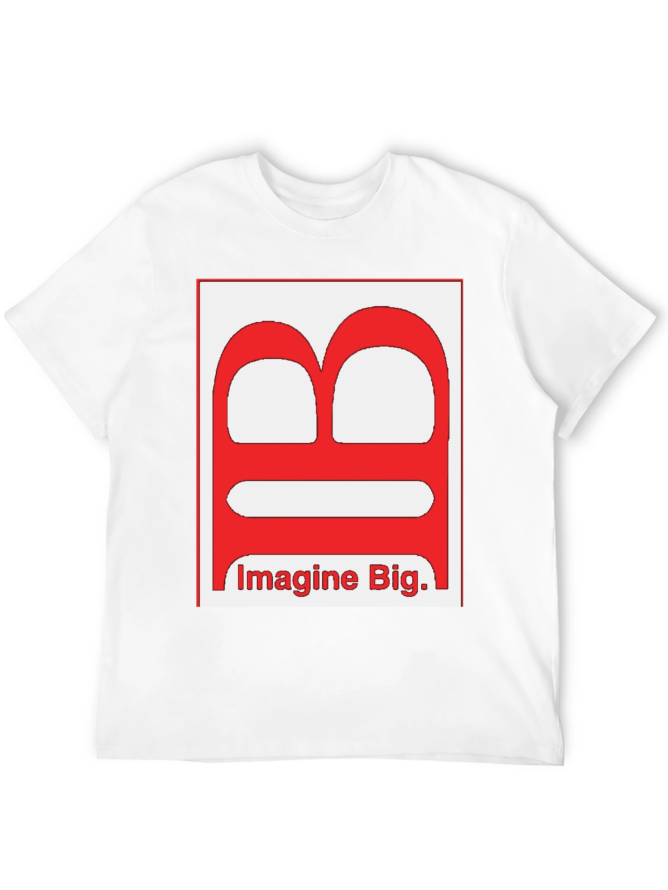 Imagine Big Letter Graphic Black T-Shirt