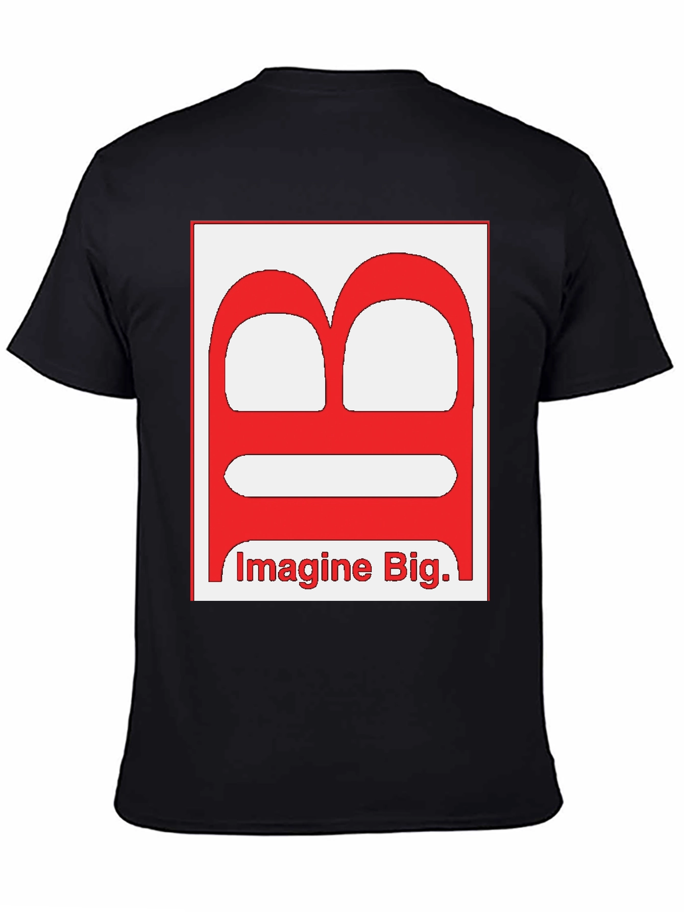Imagine Big Letter Graphic Black T-Shirt