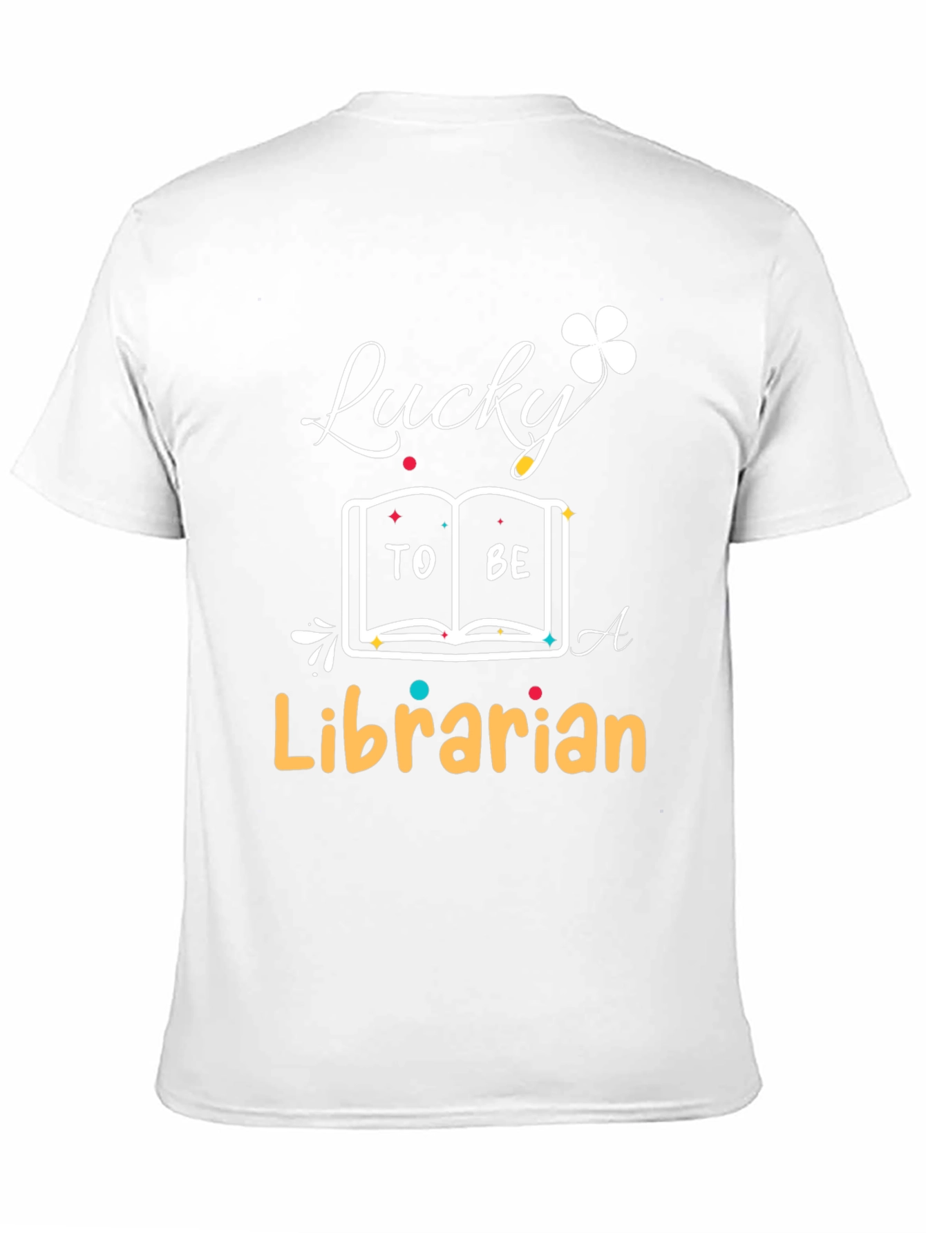 Lucky Librarian T-Shirt - Book Lover Tee