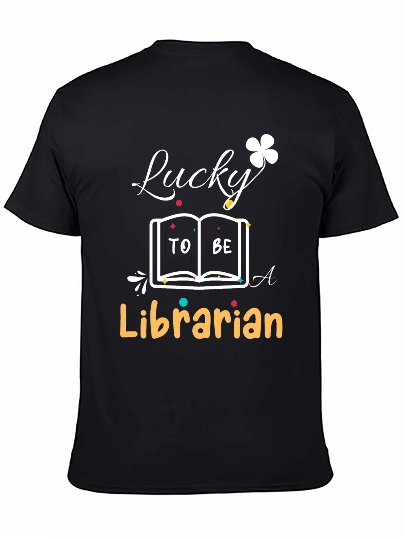 Lucky Librarian T-Shirt - Book Lover Tee