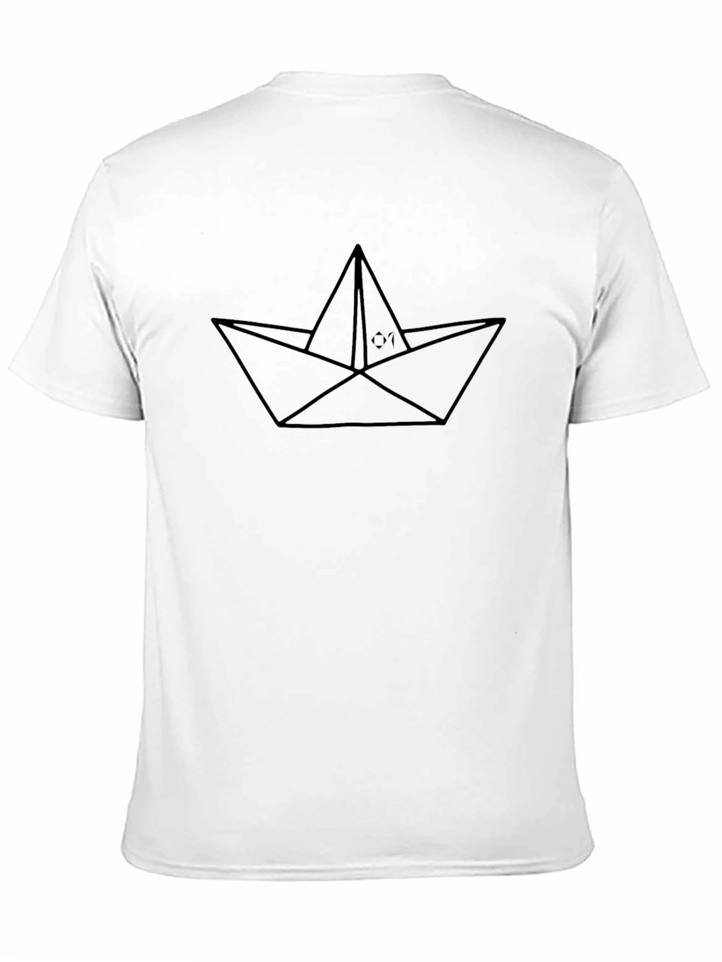 Paper Boat Graphic T-Shirt - Classic Black Tee