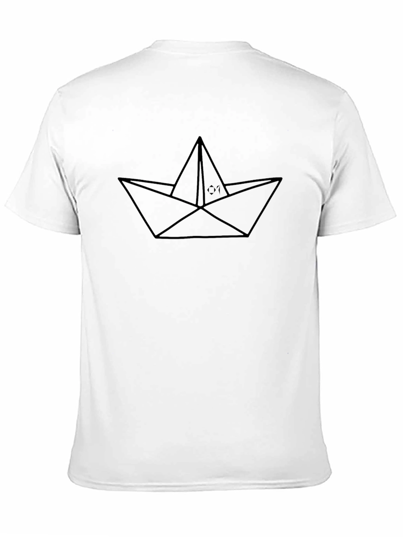 Paper Boat Graphic T-Shirt - Classic Black Tee