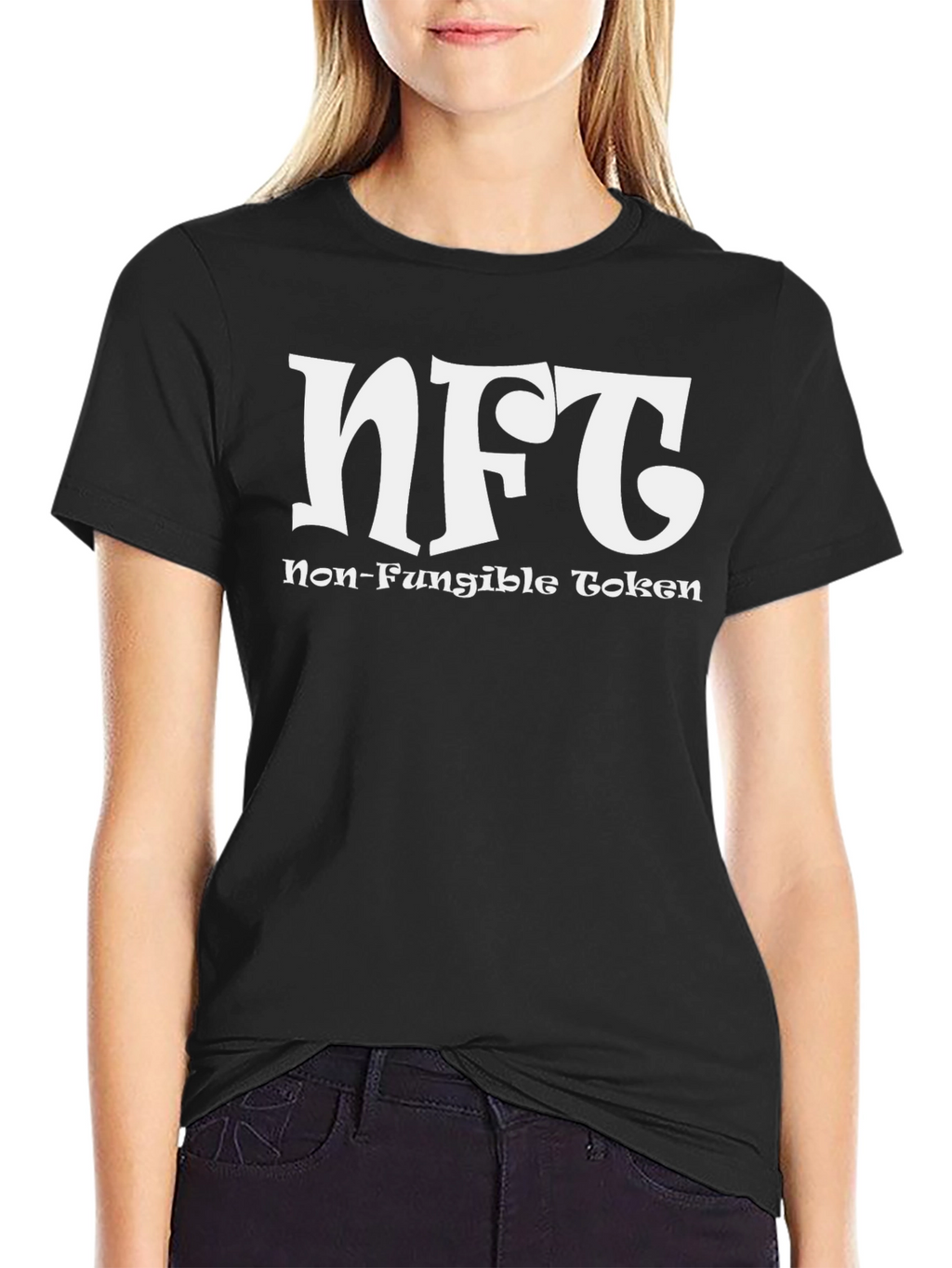 NFT Non-Fungible Token Black T-Shirt