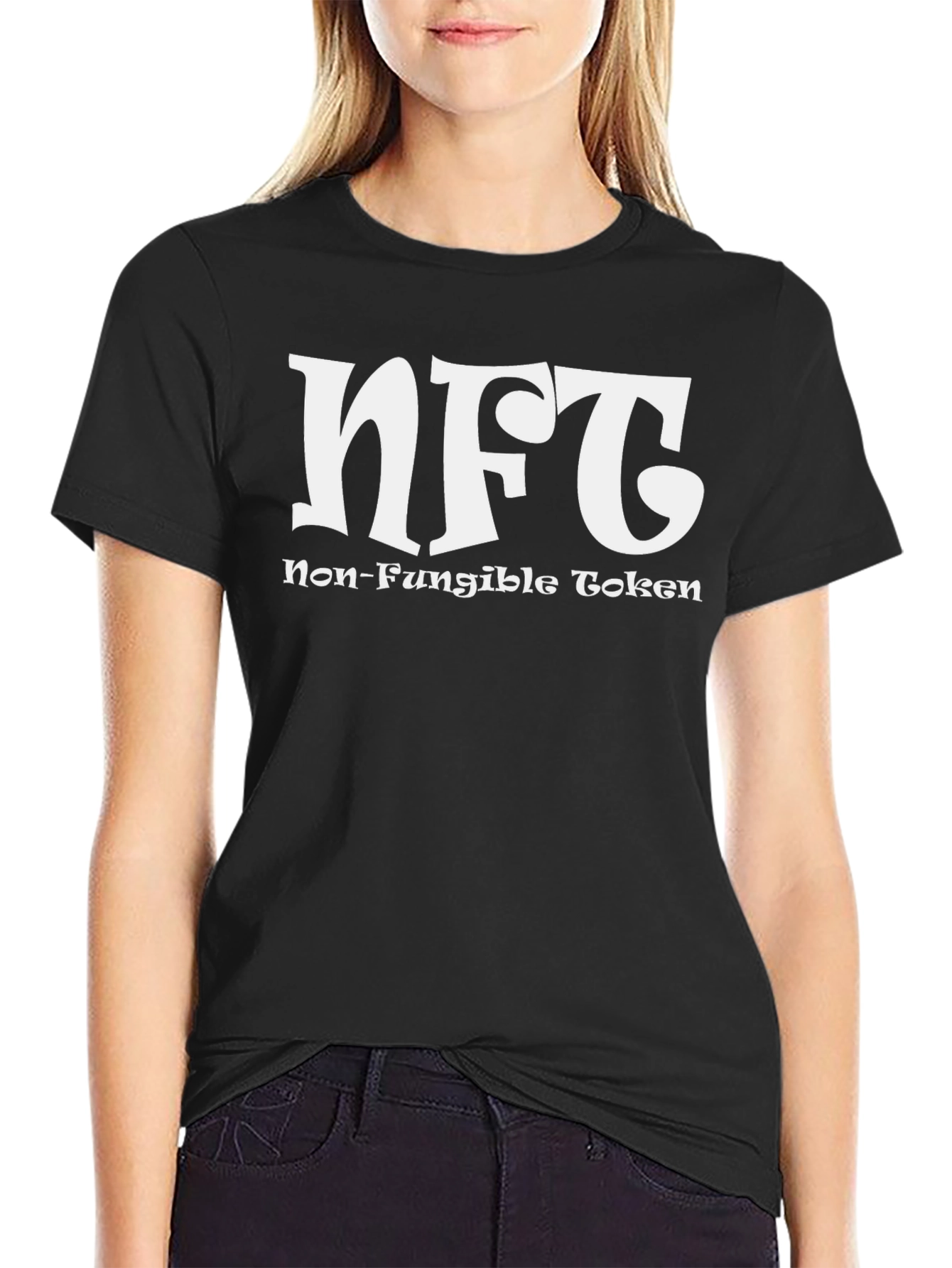 NFT Non-Fungible Token Black T-Shirt
