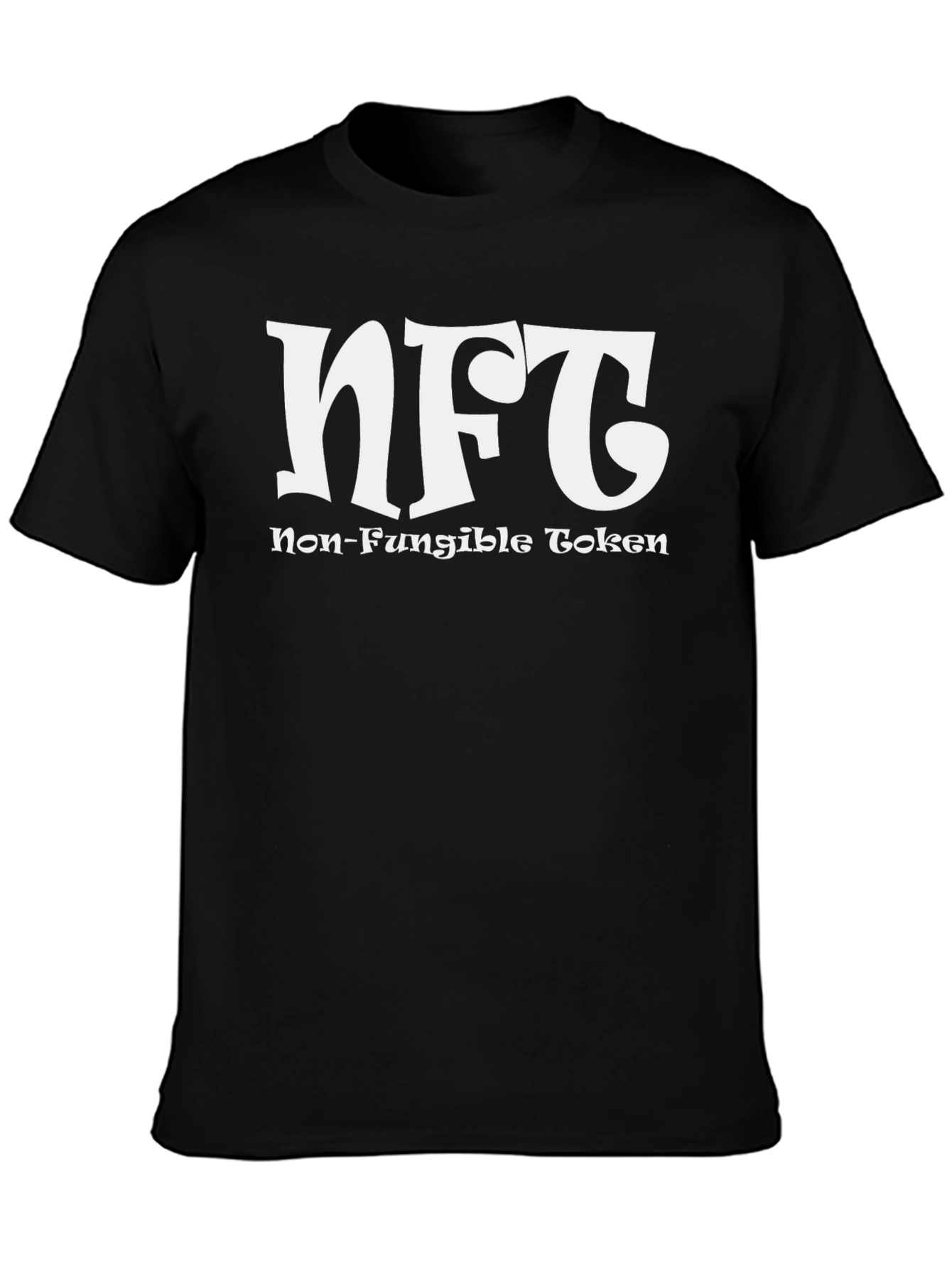 NFT Non-Fungible Token Black T-Shirt