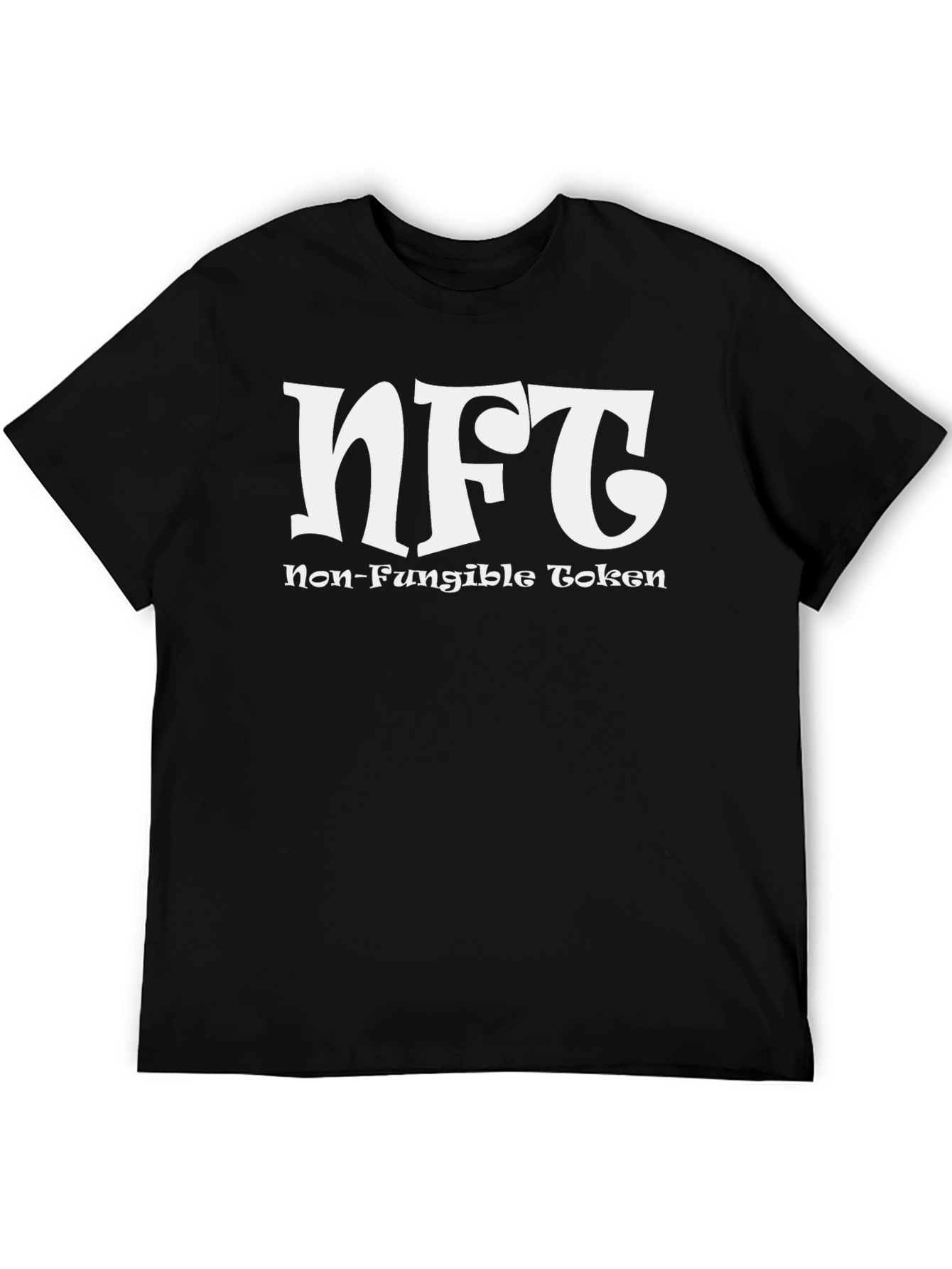 NFT Non-Fungible Token Black T-Shirt