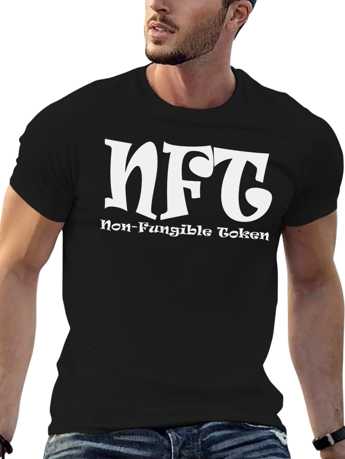 NFT Non-Fungible Token Black T-Shirt