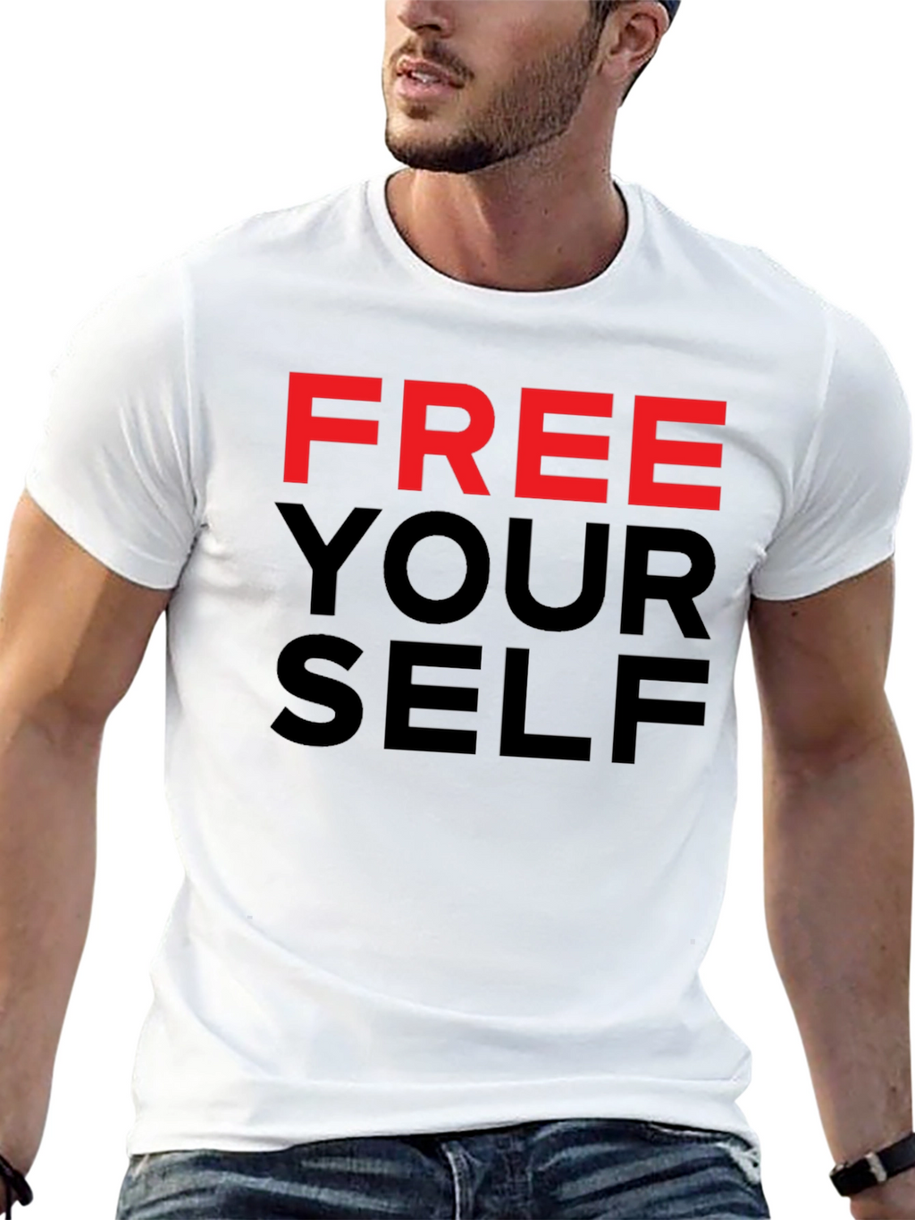 Free Yourself Graphic Tee - Bold Statement T-Shirt