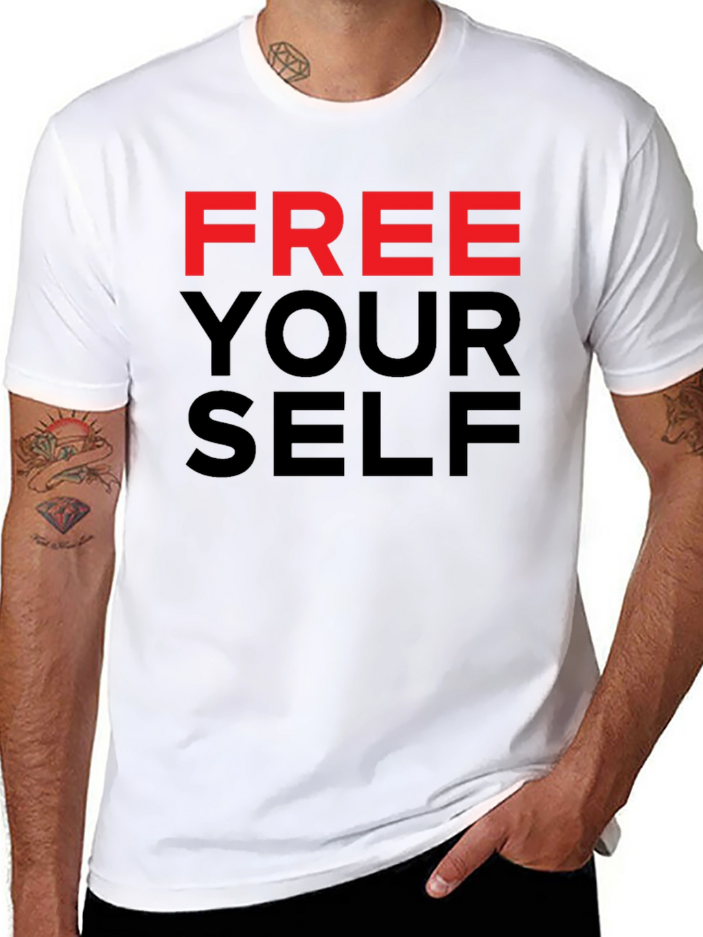 Free Yourself Graphic Tee - Bold Statement T-Shirt
