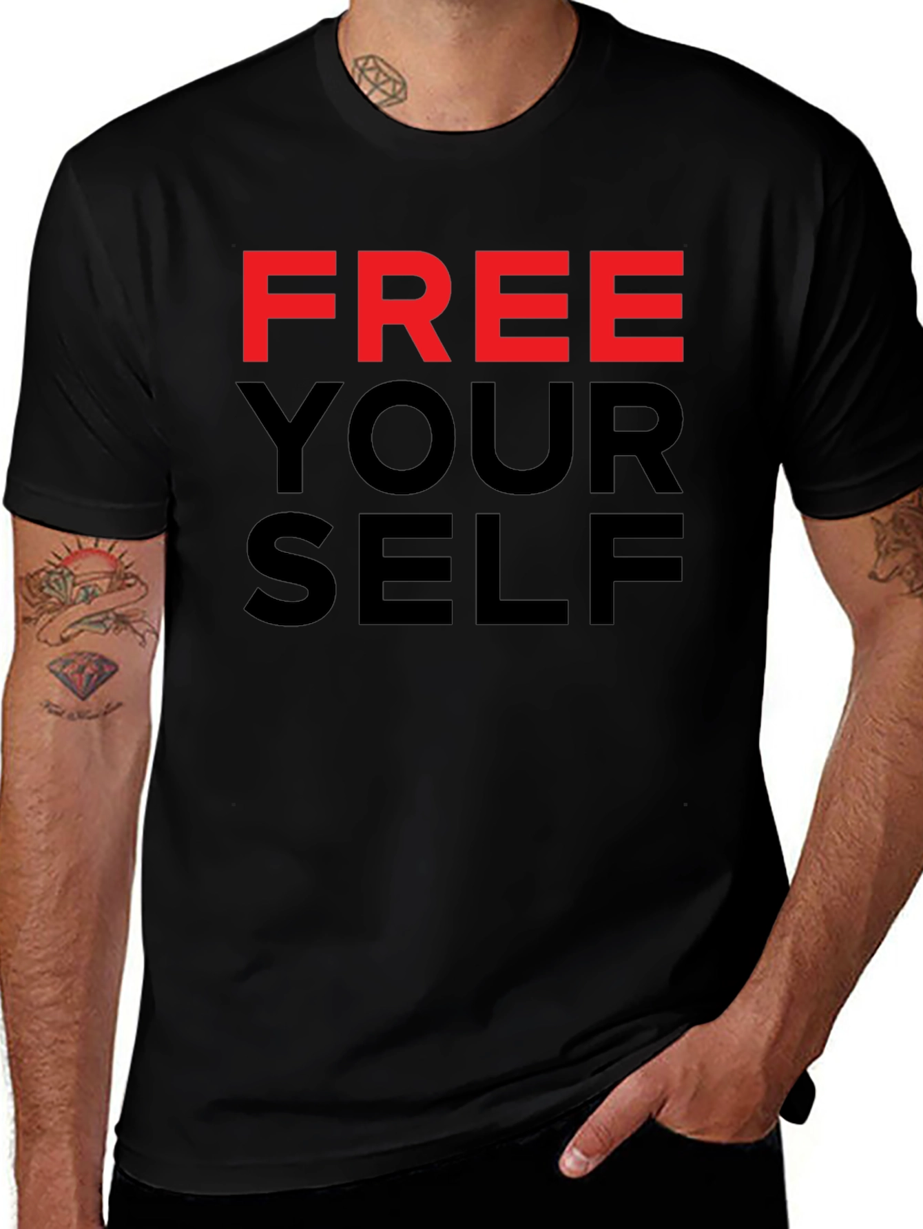 Free Yourself Graphic Tee - Bold Statement T-Shirt