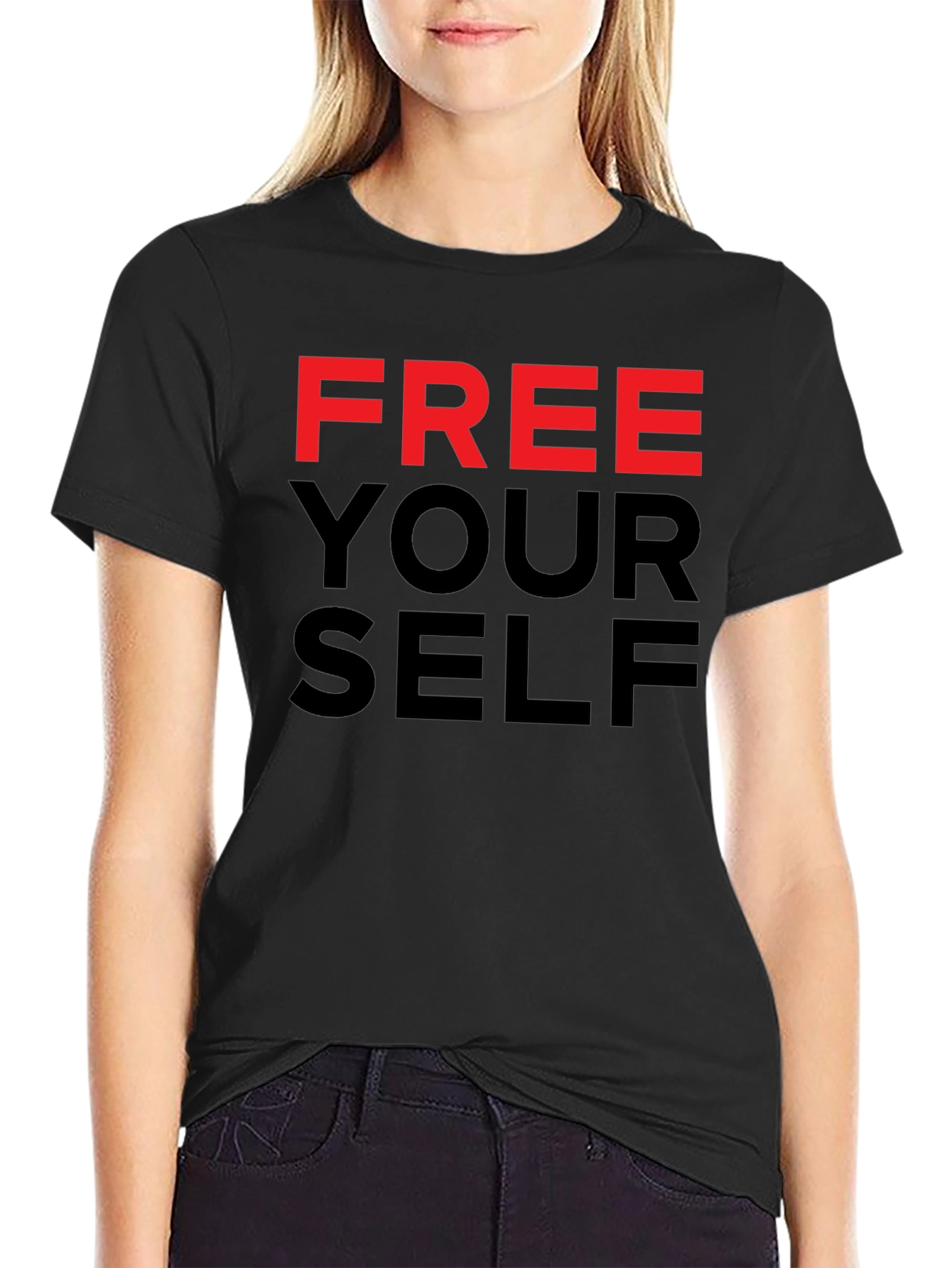 Free Yourself Graphic Tee - Bold Statement T-Shirt