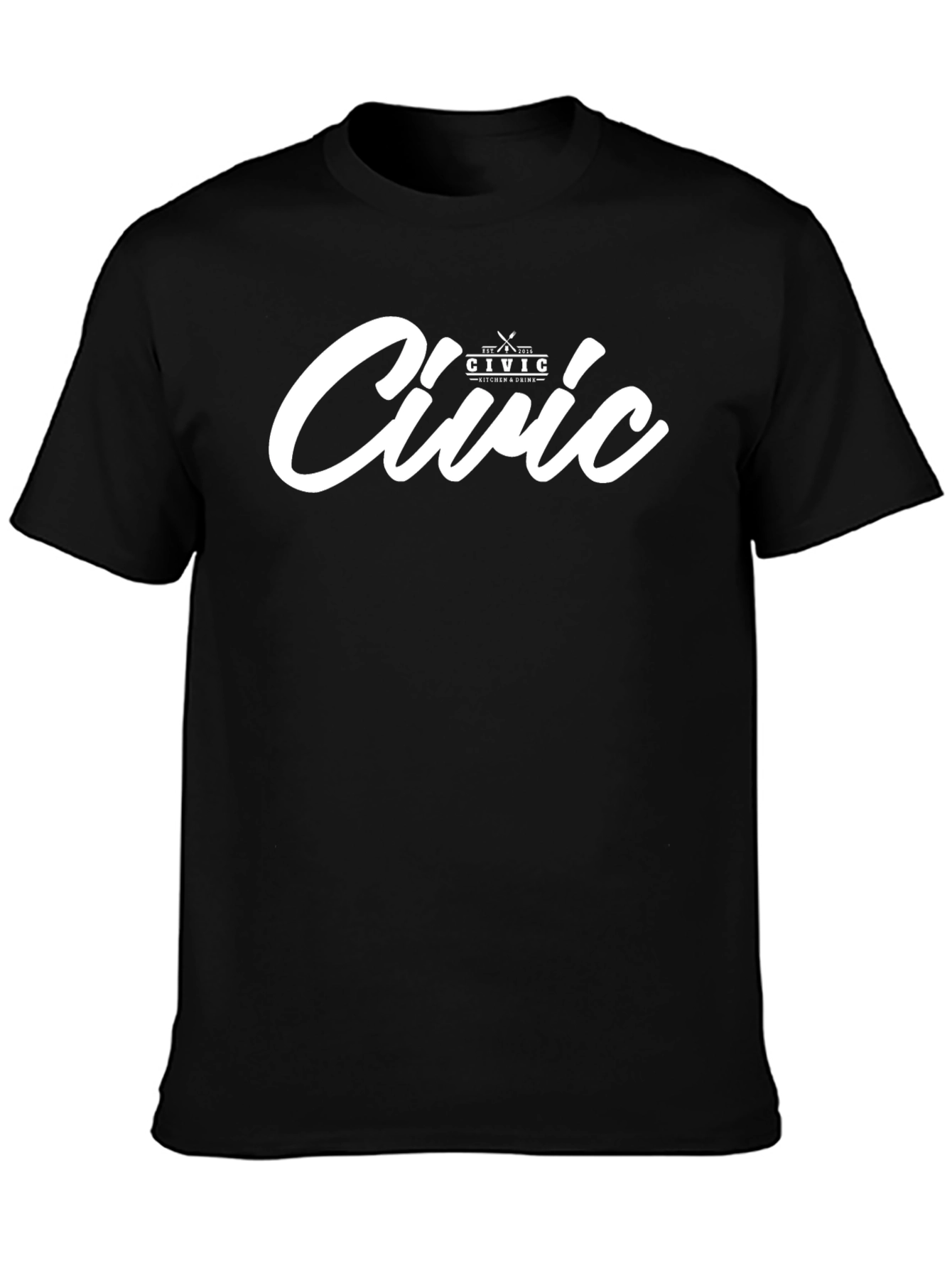 Civic Kitchen & Dining Black T-Shirt