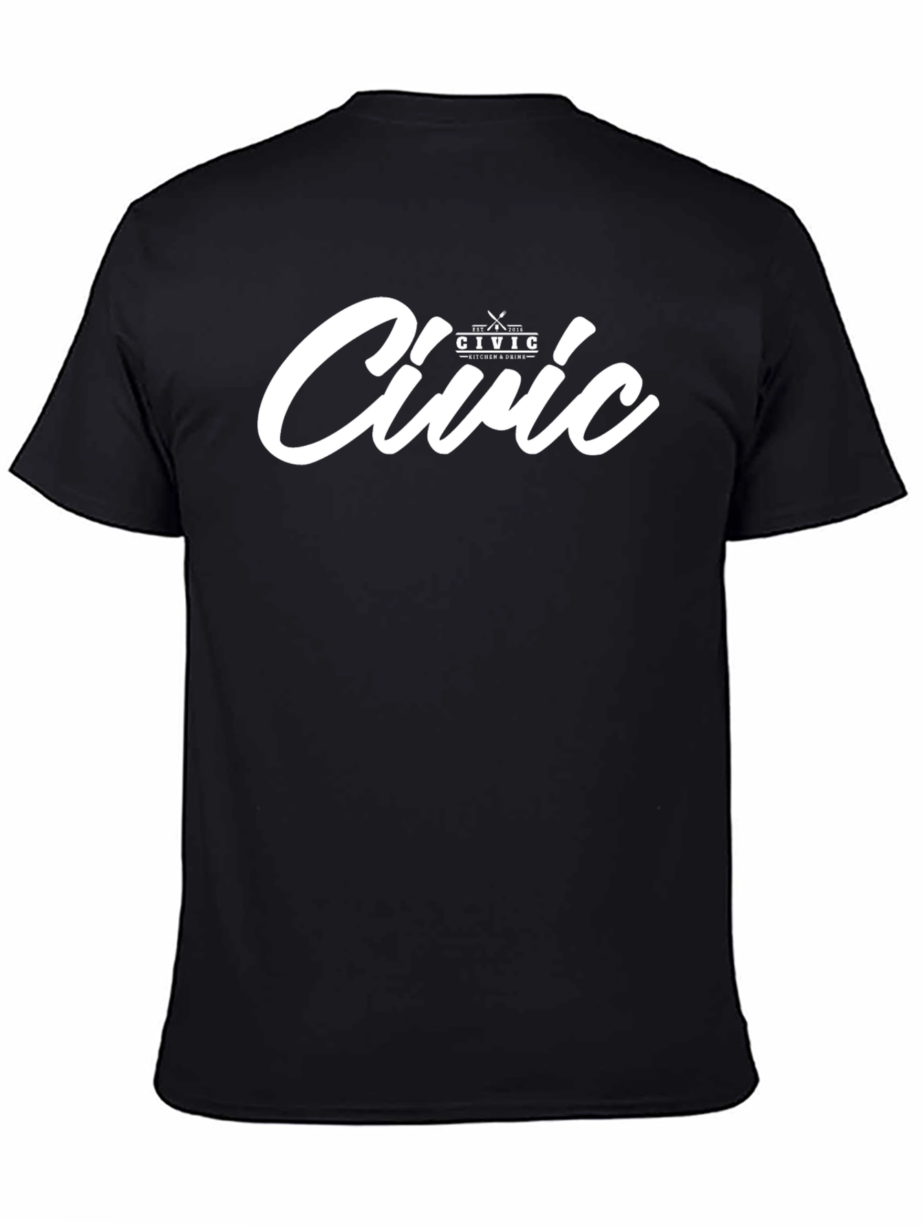Civic Kitchen & Dining Black T-Shirt