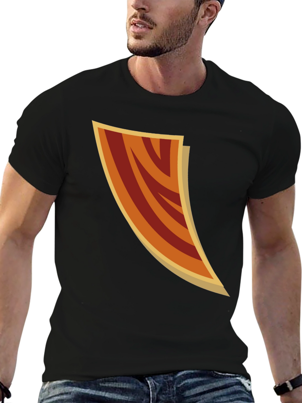 Stylish Graphic Tee - Abstract Design