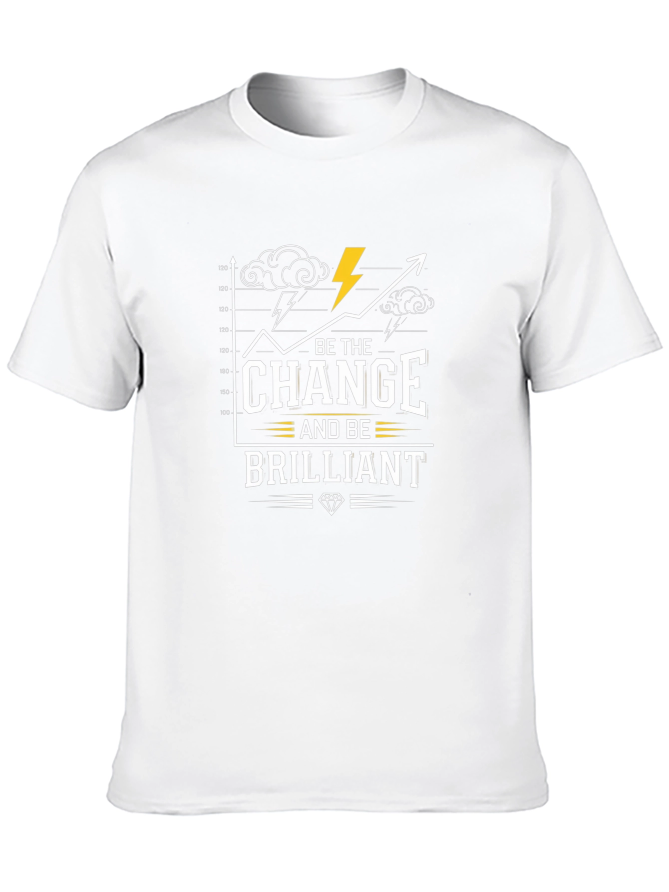 Be the Change Brilliant T-Shirt - Motivational Graphic Tee