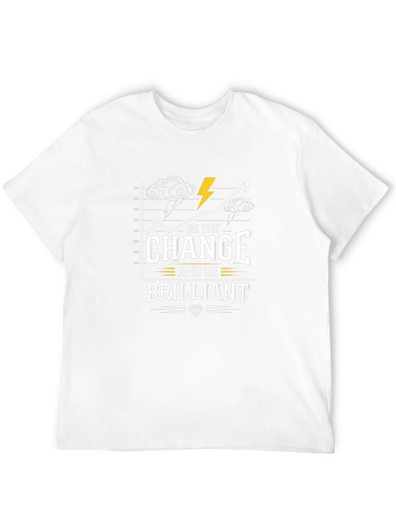 Be the Change Brilliant T-Shirt - Motivational Graphic Tee