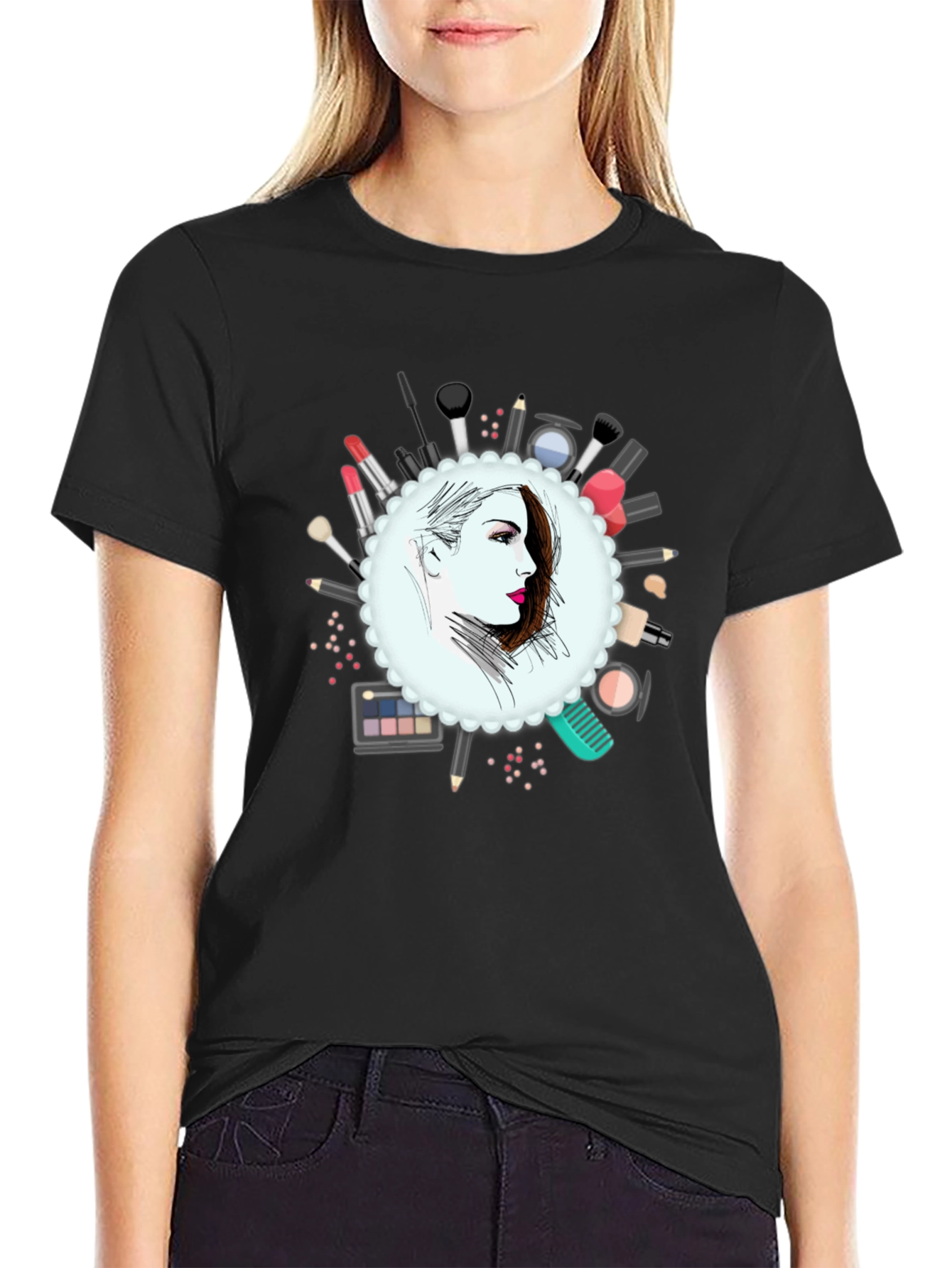 Makeup Artist T-Shirt - Beauty Queen Tee