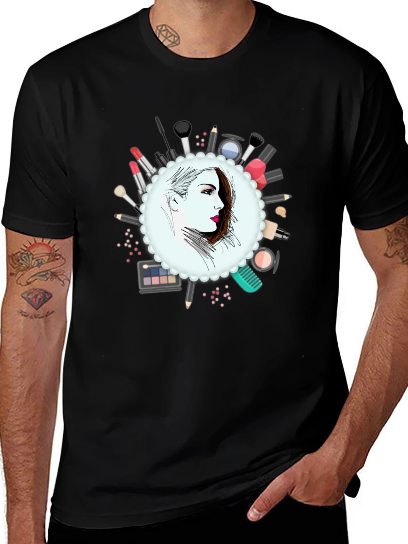Makeup Artist T-Shirt - Beauty Queen Tee