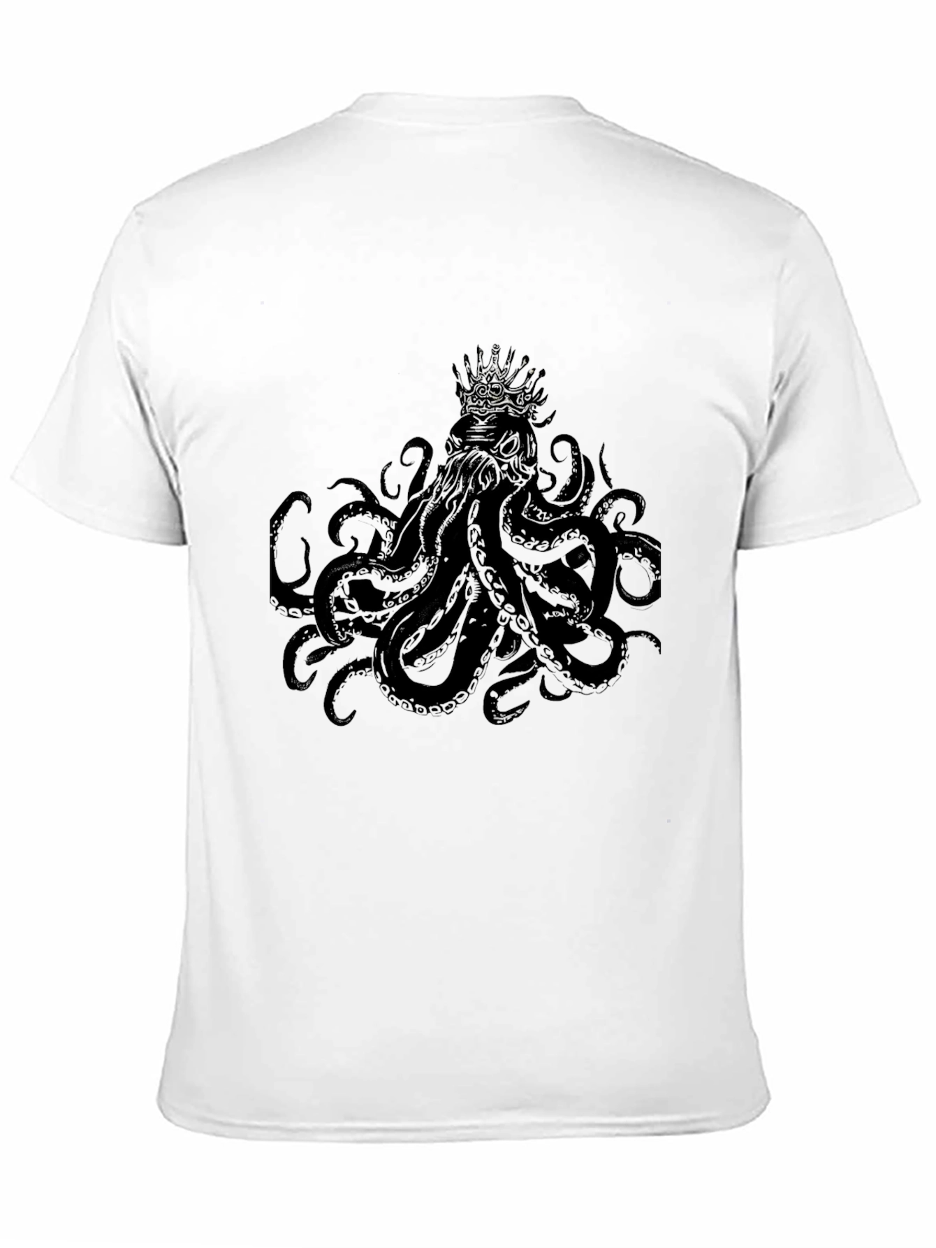 Mens Black Cthulhu Graphic Tee