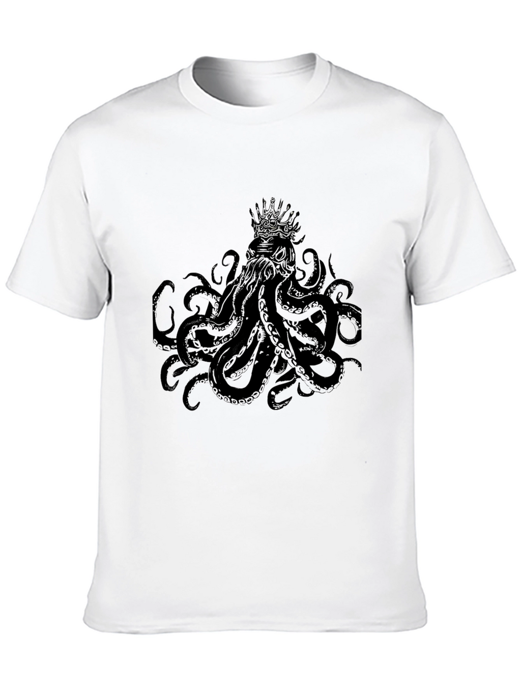 Mens Black Cthulhu Graphic Tee