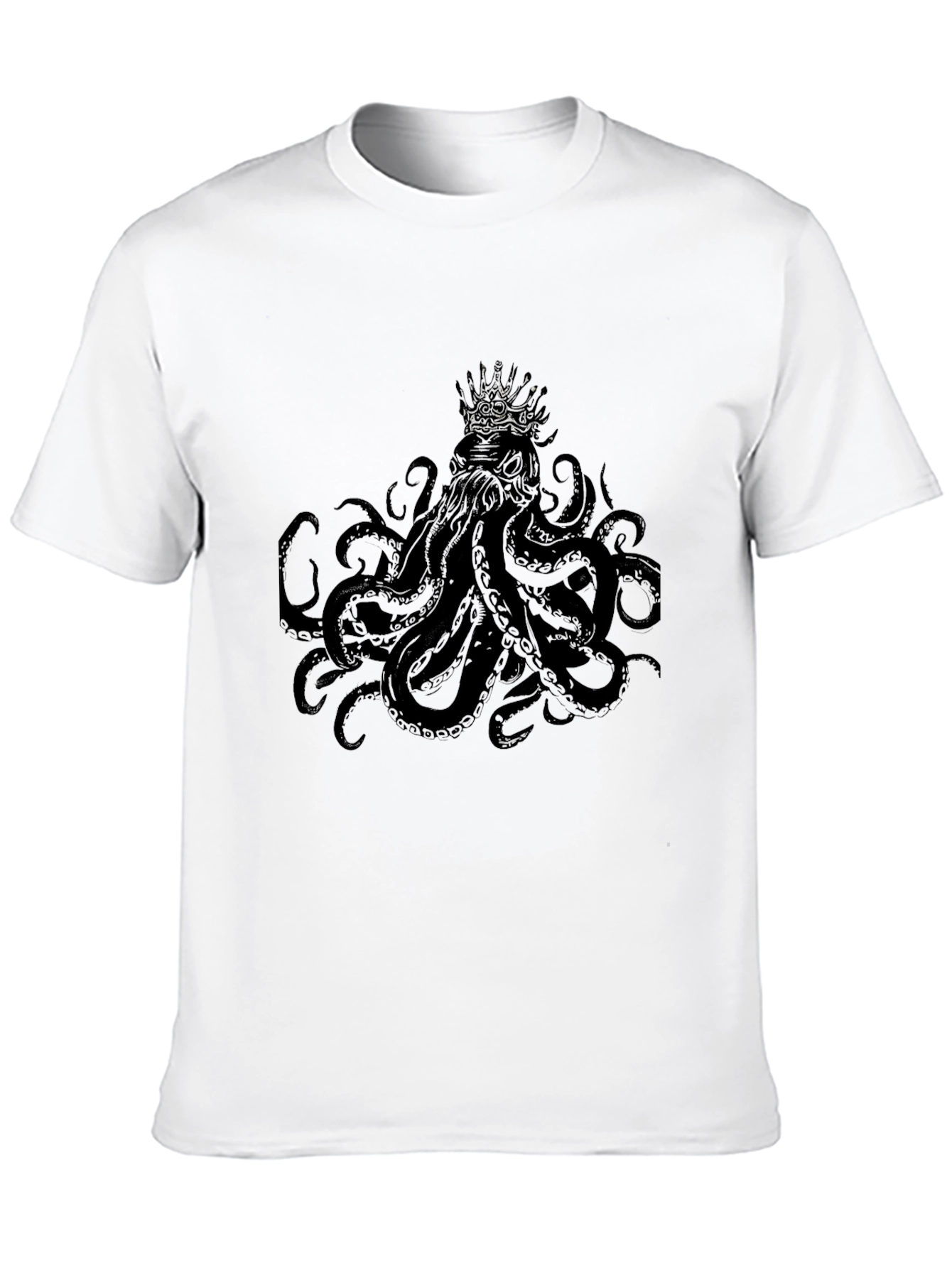 Mens Black Cthulhu Graphic Tee