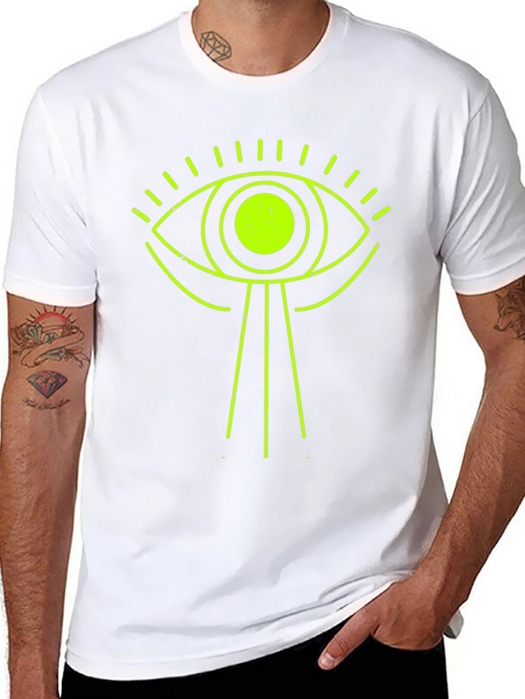 All-Seeing Eye Graphic Tee - Black