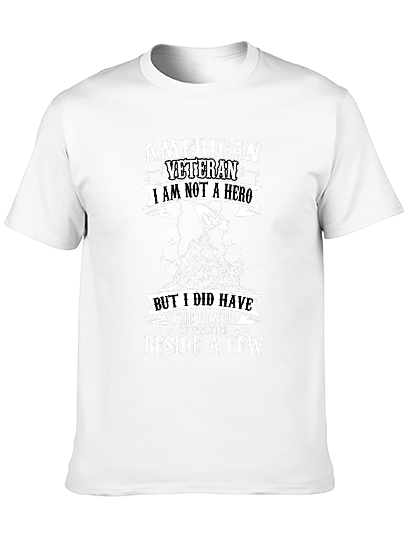 American Veteran Graphic Print T-Shirt