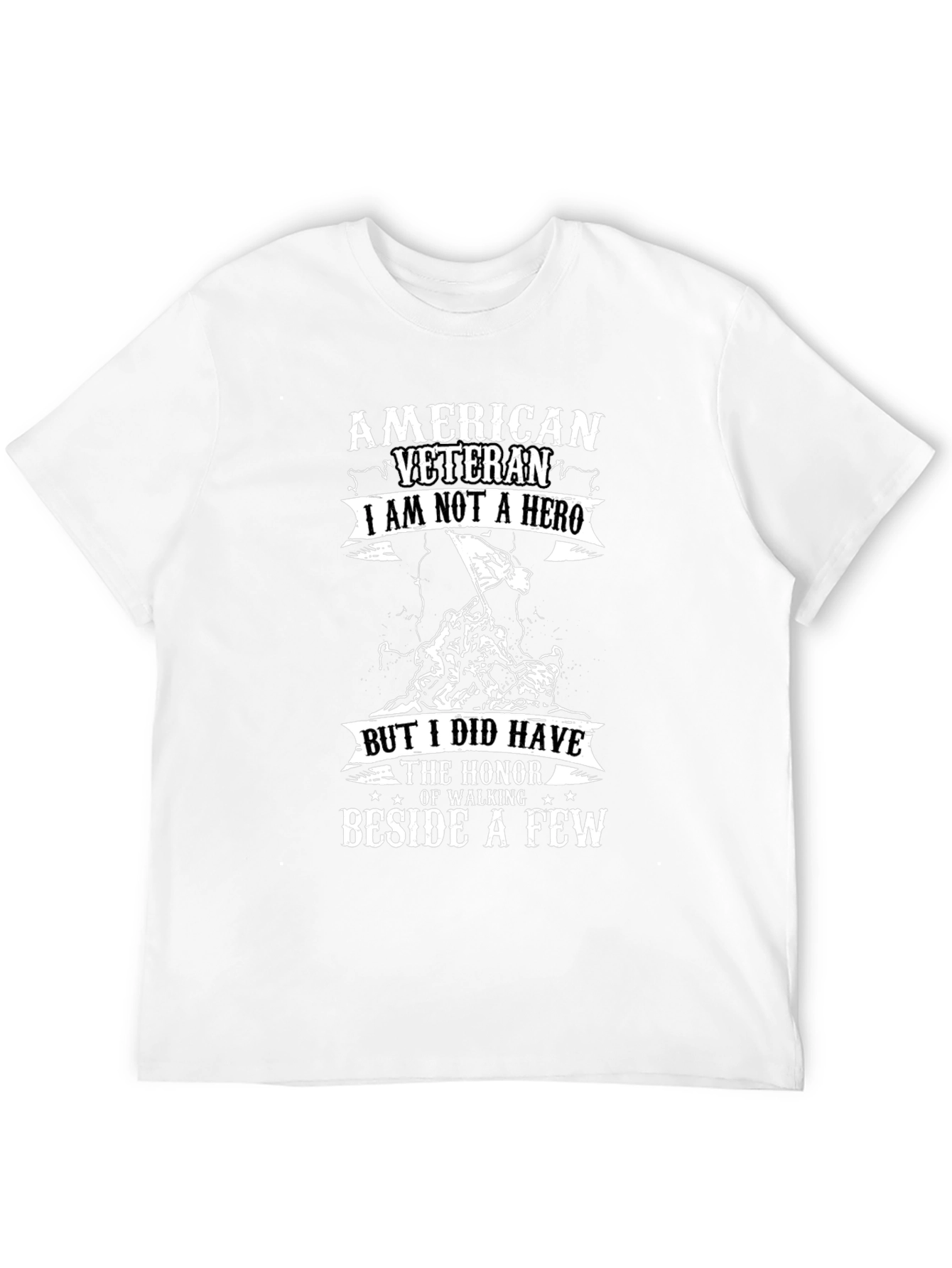 American Veteran Graphic Print T-Shirt