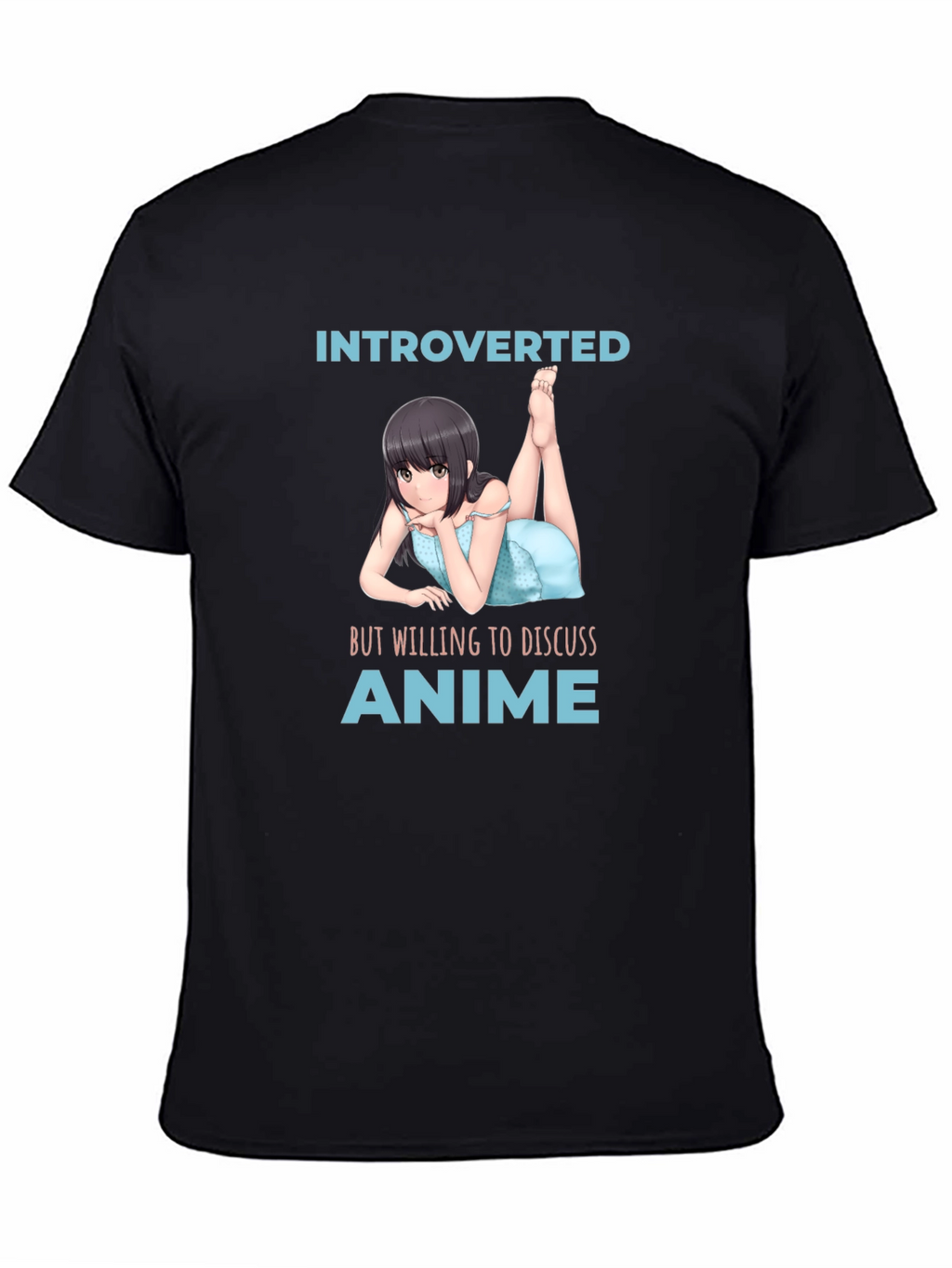Introverted Anime Lover T-Shirt - Black