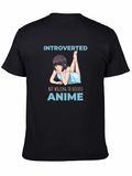 Introverted Anime Lover T-Shirt - Black