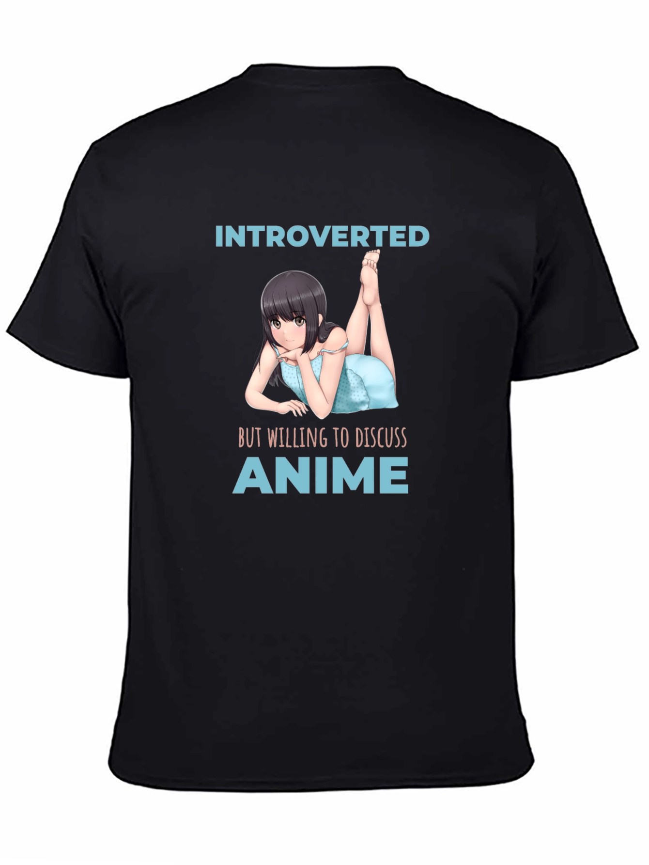 Introverted Anime Lover T-Shirt - Black