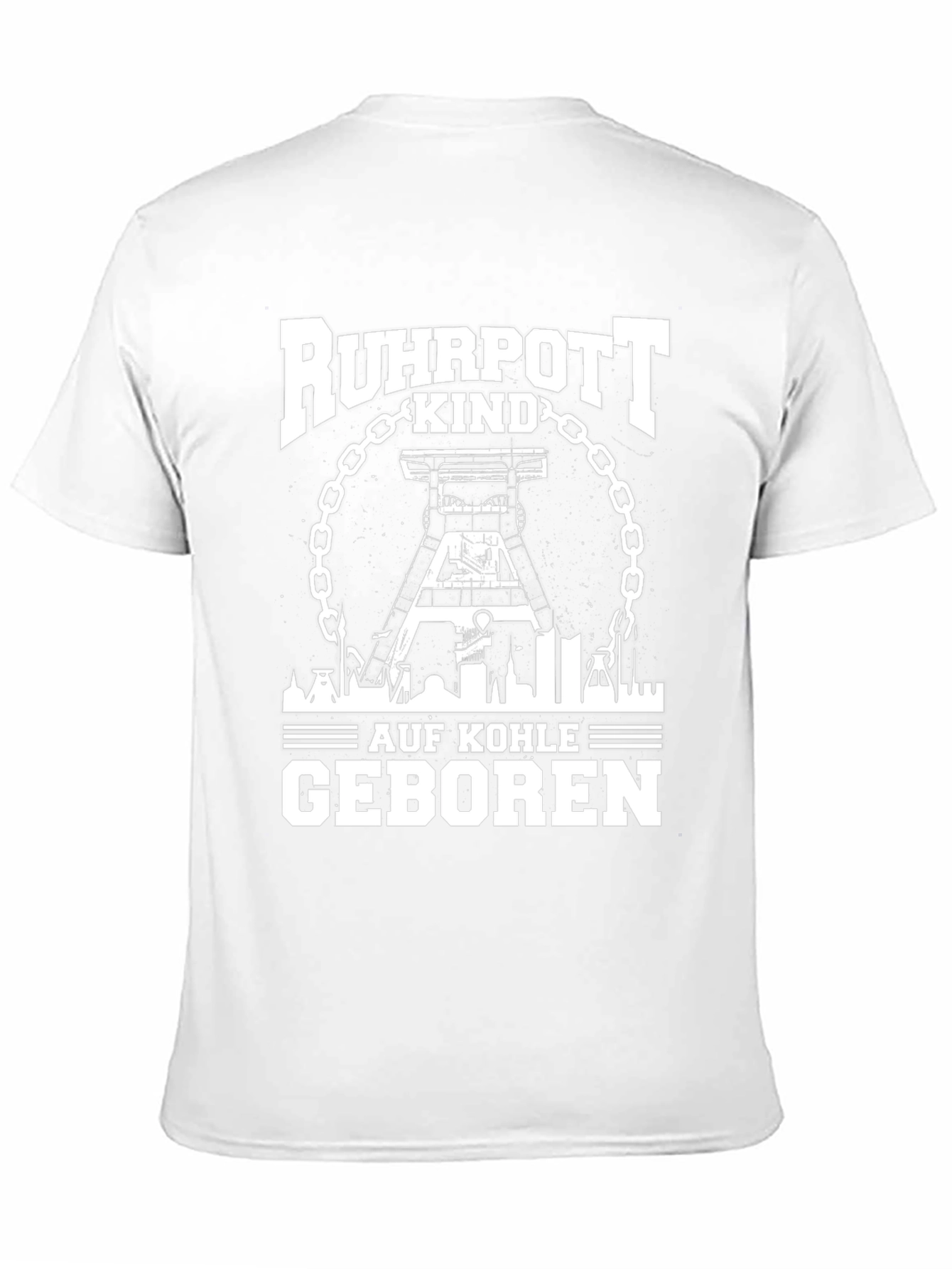 Ruhrpott Kind Coal Miner T-Shirt - Black Graphic Tee