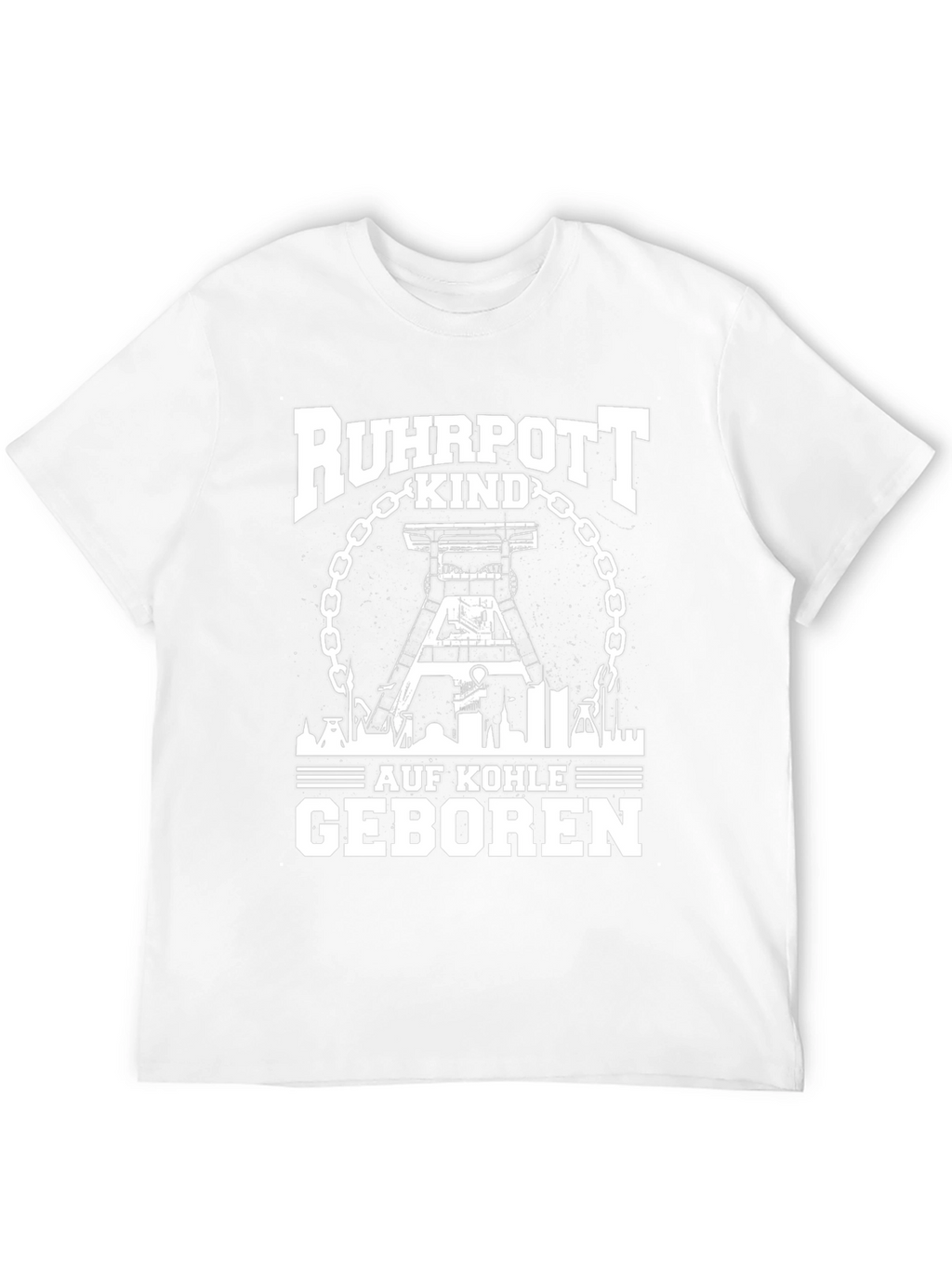 Ruhrpott Kind Coal Miner T-Shirt - Black Graphic Tee