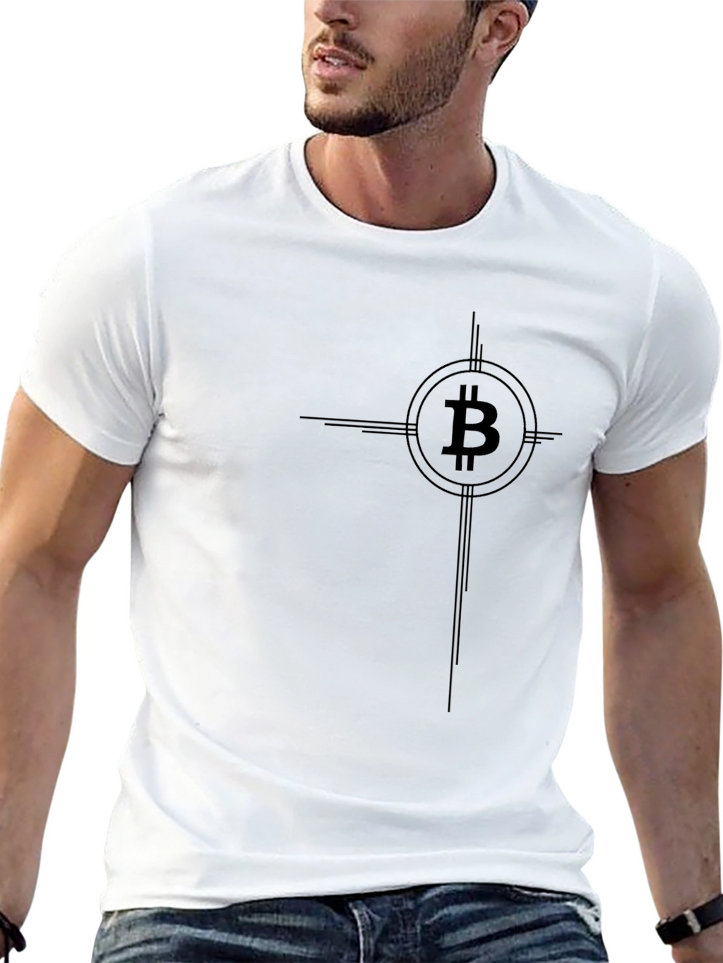 Bitcoin Graphic T-Shirt - Crypto Style
