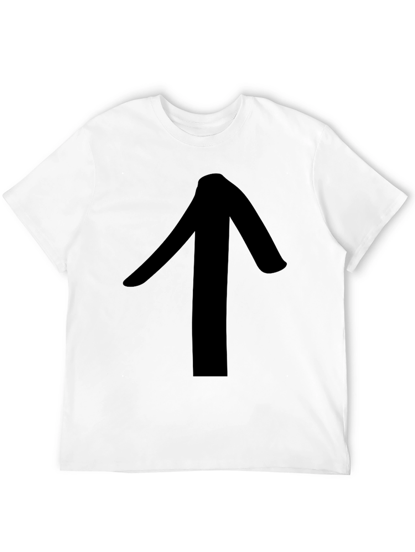 Upward Arrow Graphic Tee - Modern Minimalist Design
