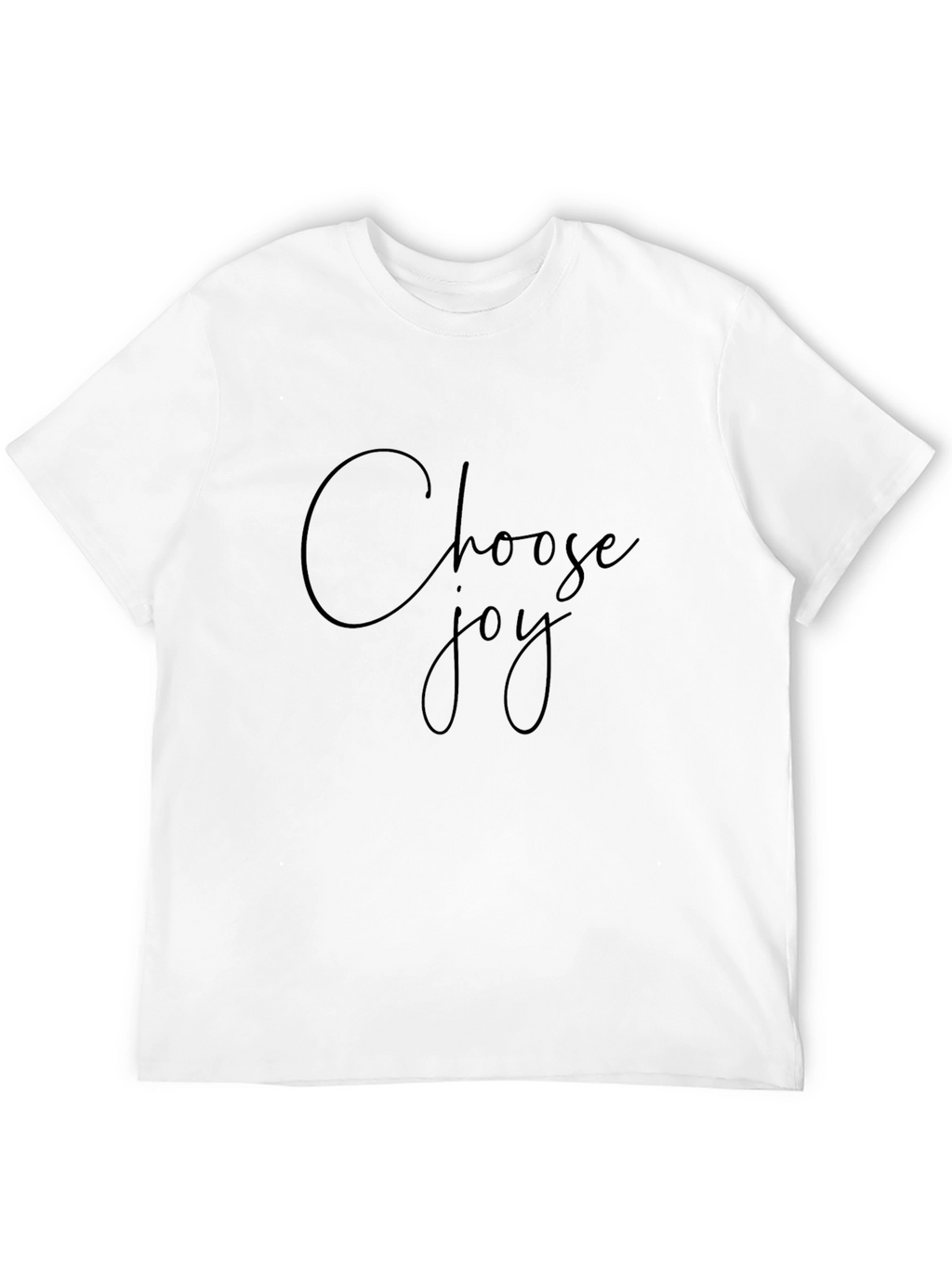 Choose Joy Black T-Shirt - Motivational Tee