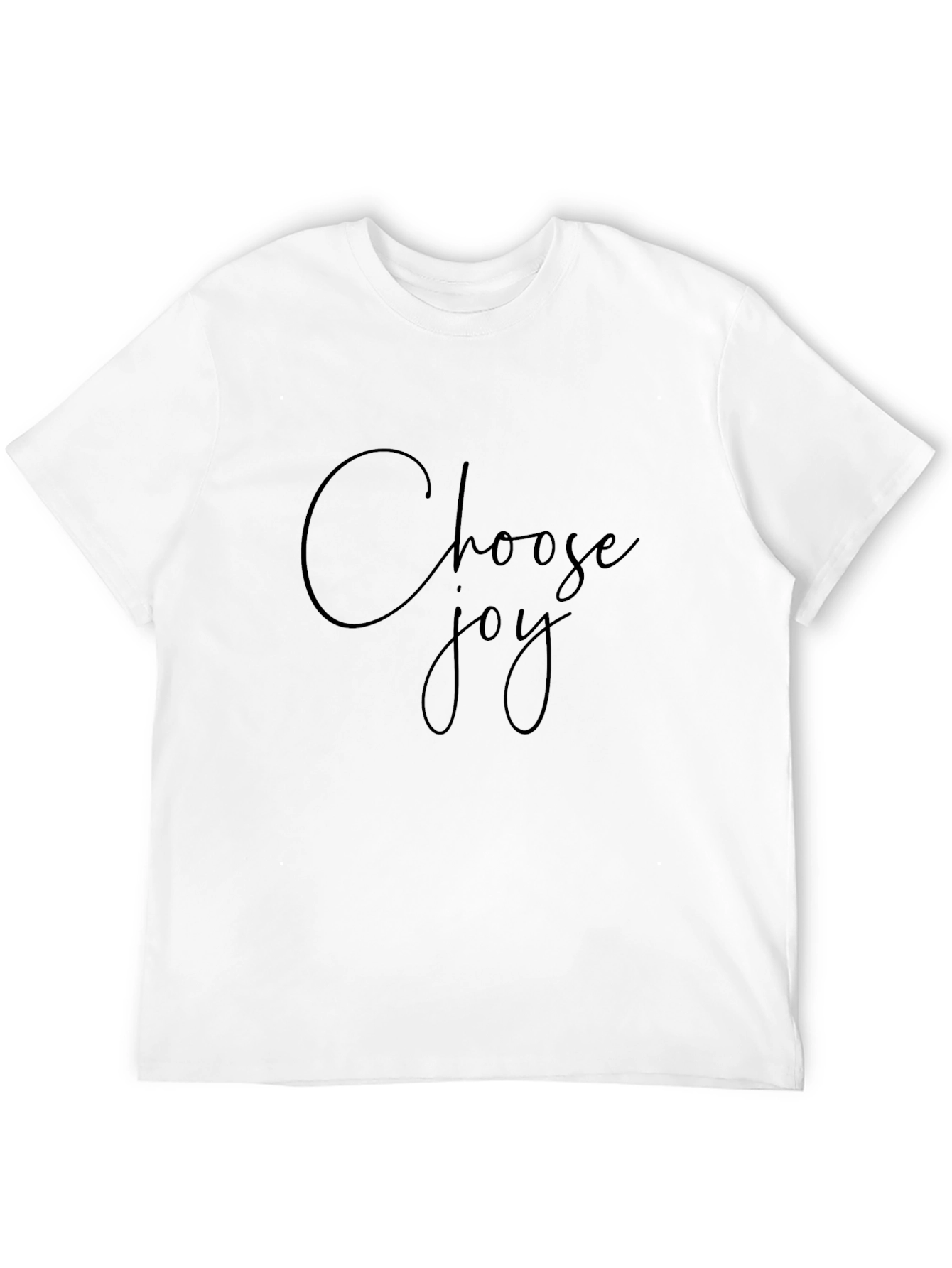 Choose Joy Black T-Shirt - Motivational Tee