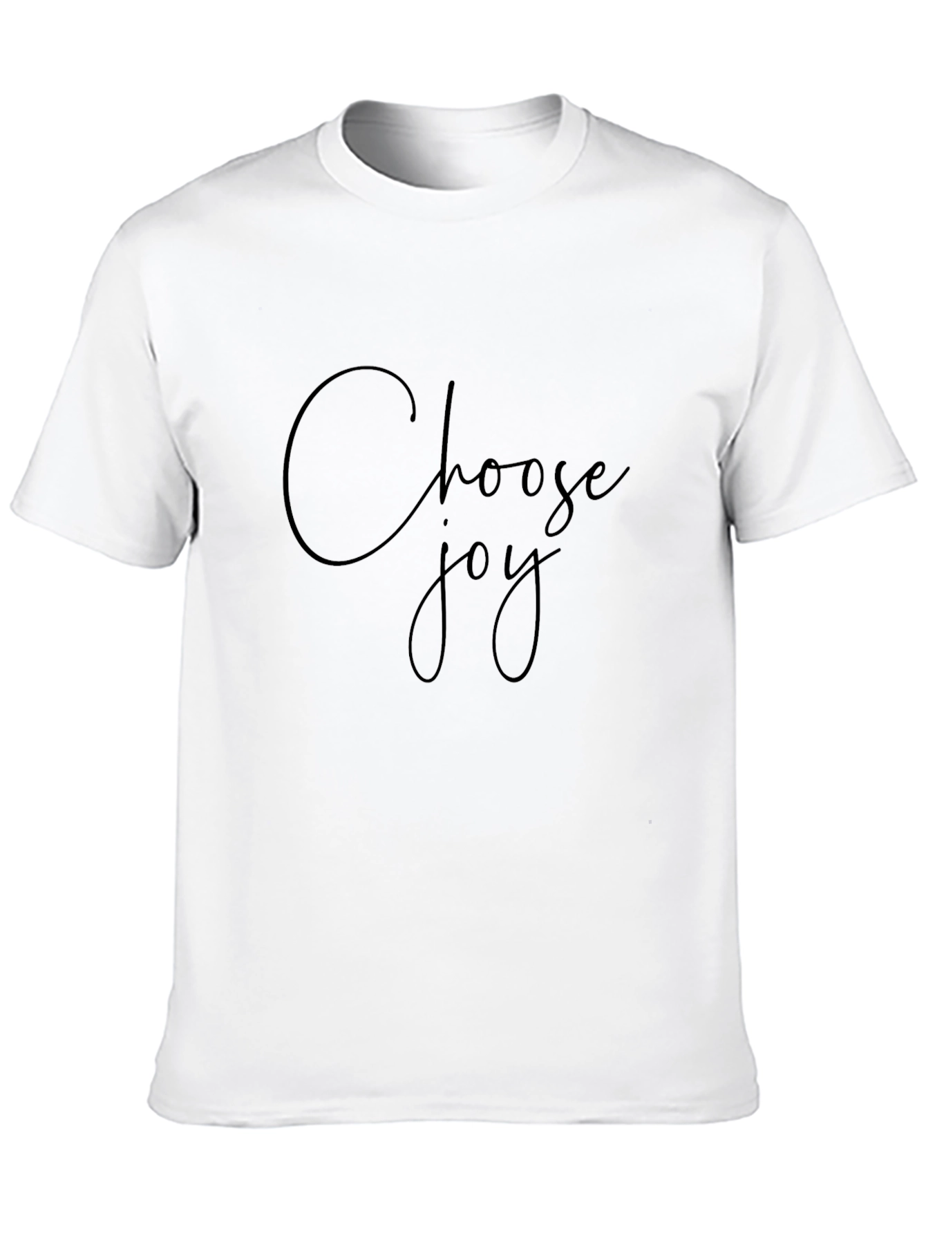 Choose Joy Black T-Shirt - Motivational Tee