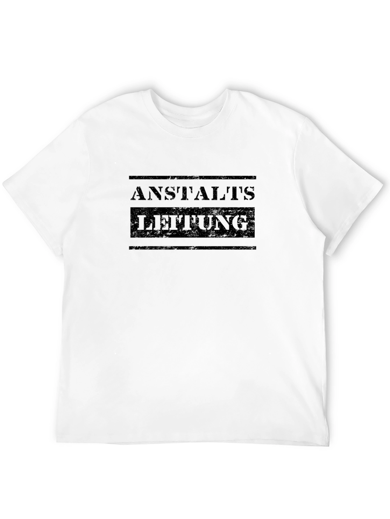 Anstaltsleitung Graphic Tee - Black T-Shirt
