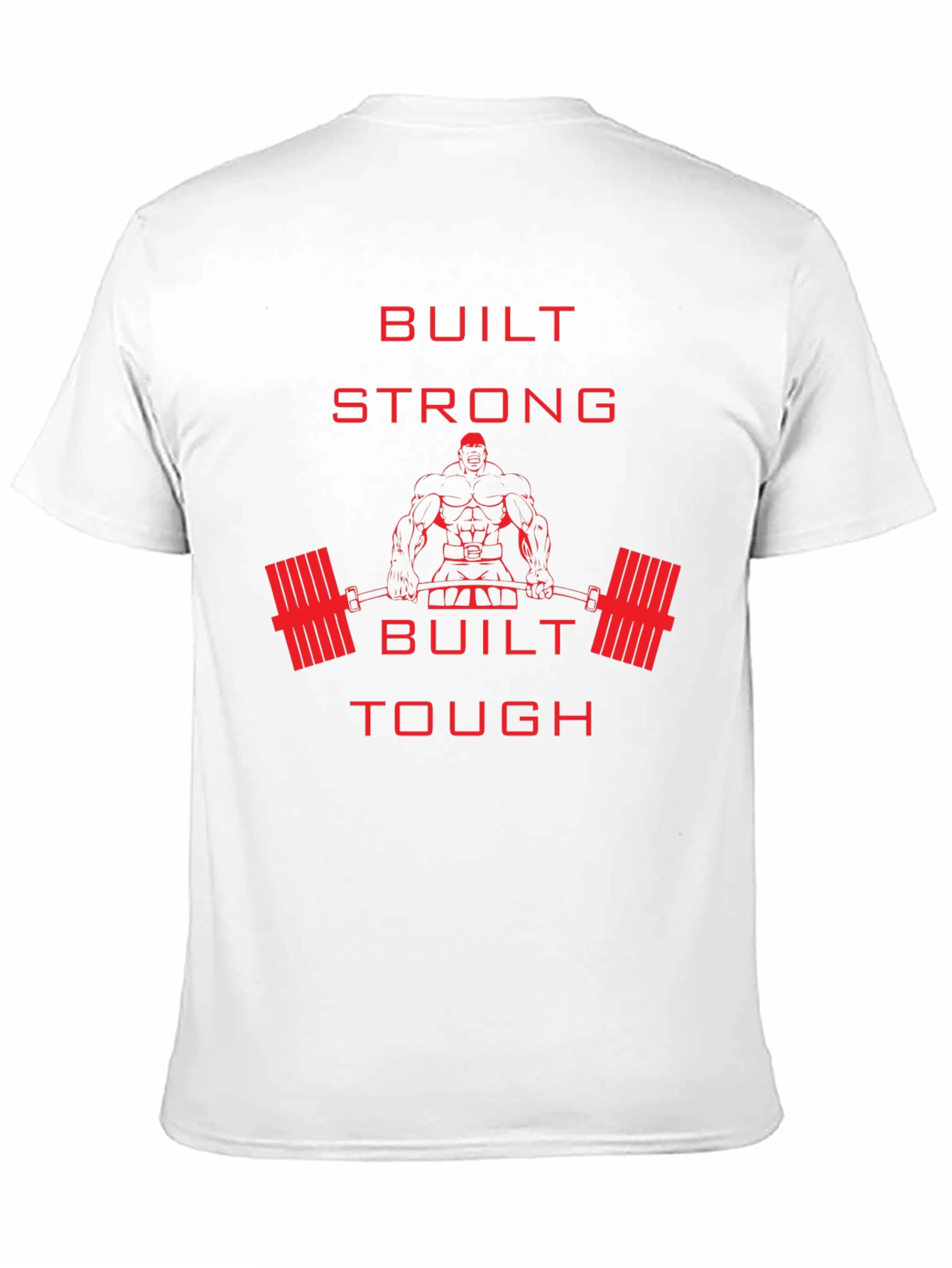 Built Strong Graphic Tee - Fitness Apparel