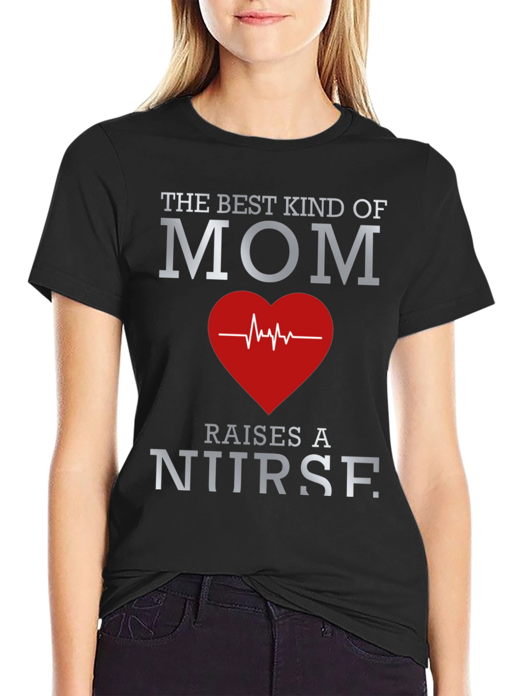 Best Mom Nurse Graphic T-Shirt