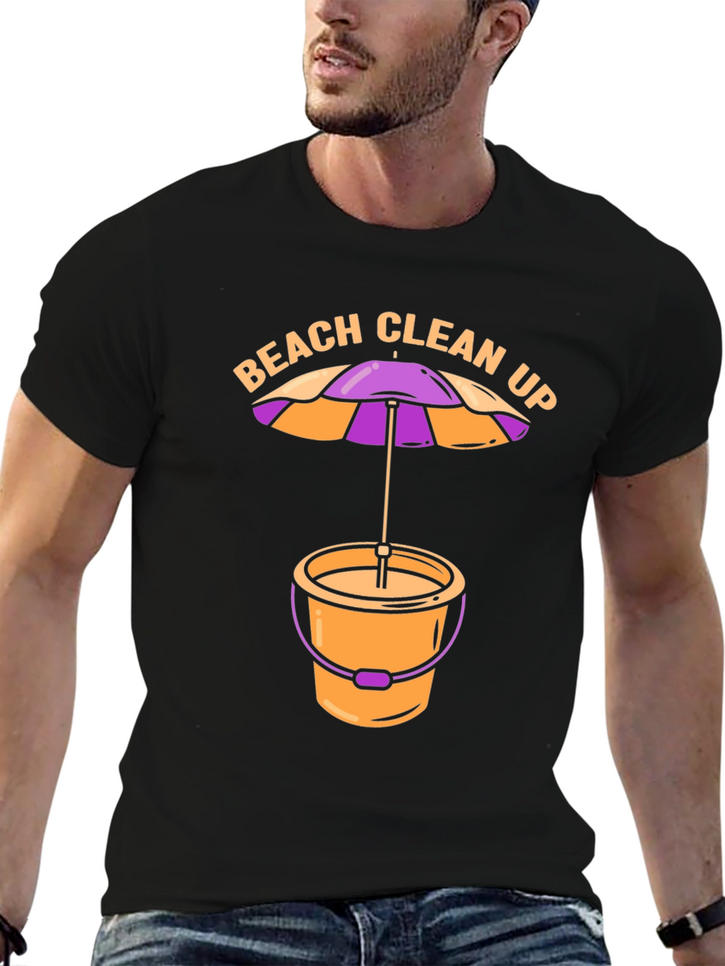 Beach Clean Up Graphic T-Shirt