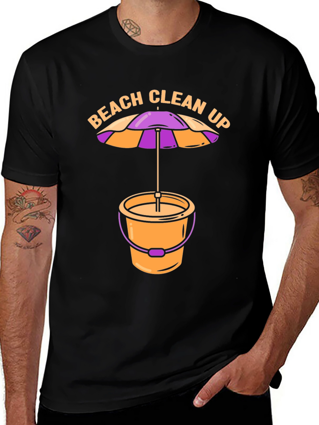 Beach Clean Up Graphic T-Shirt