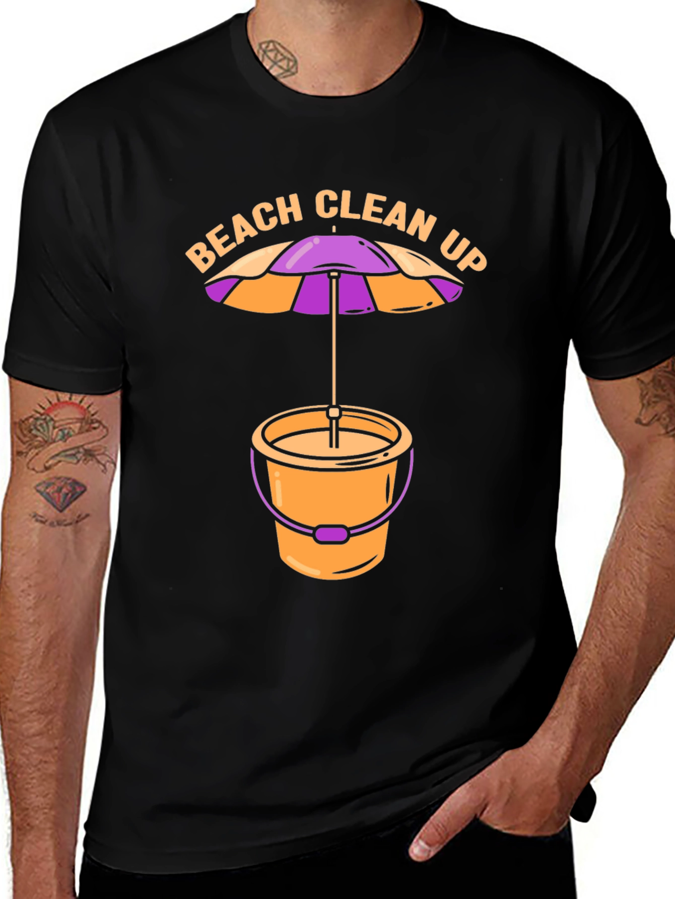 Beach Clean Up Graphic T-Shirt
