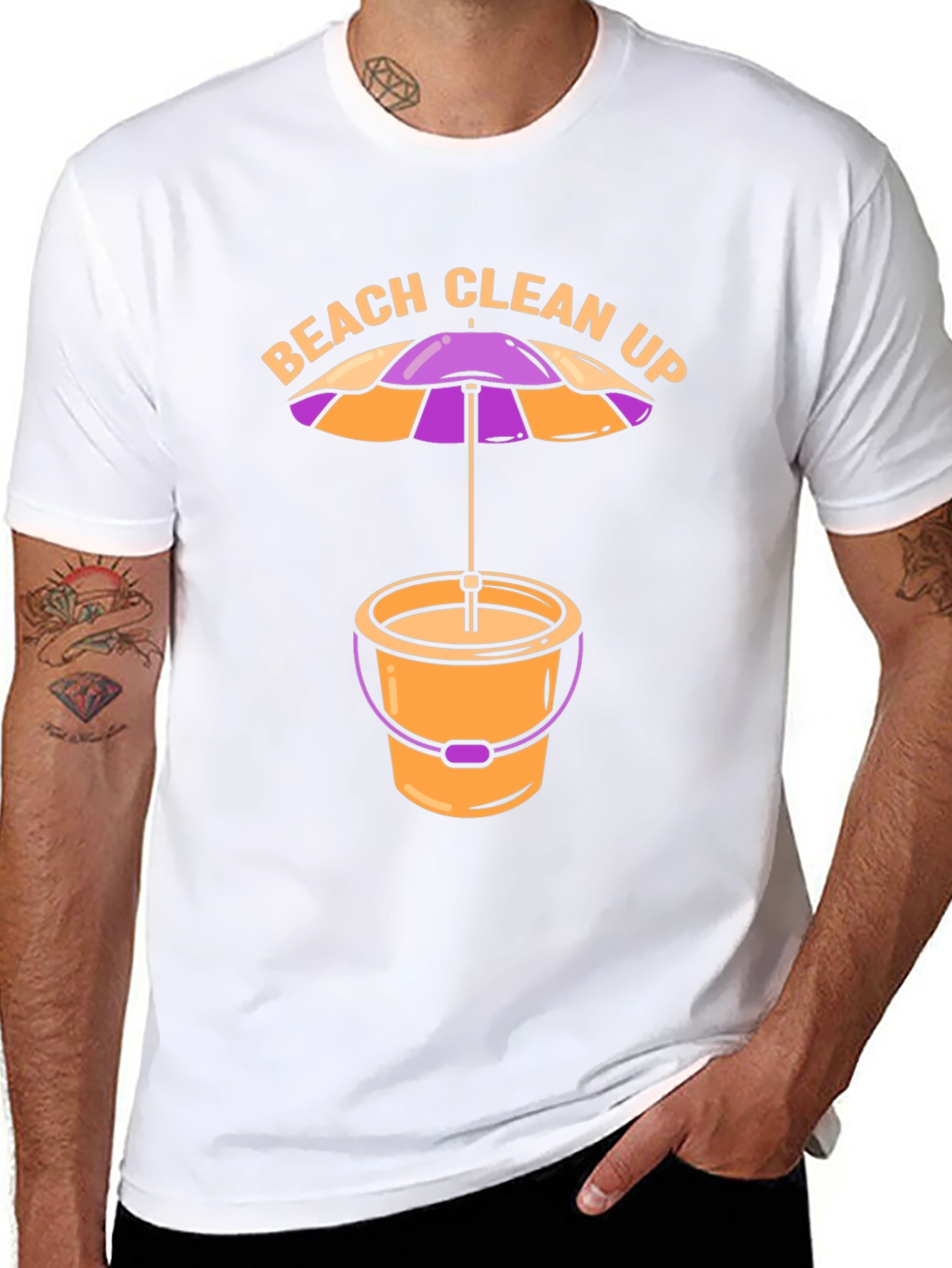 Beach Clean Up Graphic T-Shirt