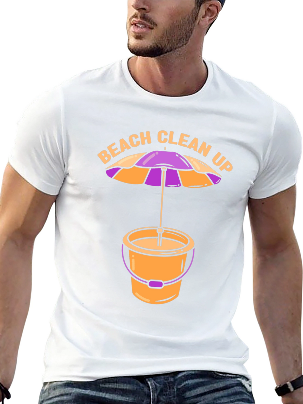 Beach Clean Up Graphic T-Shirt