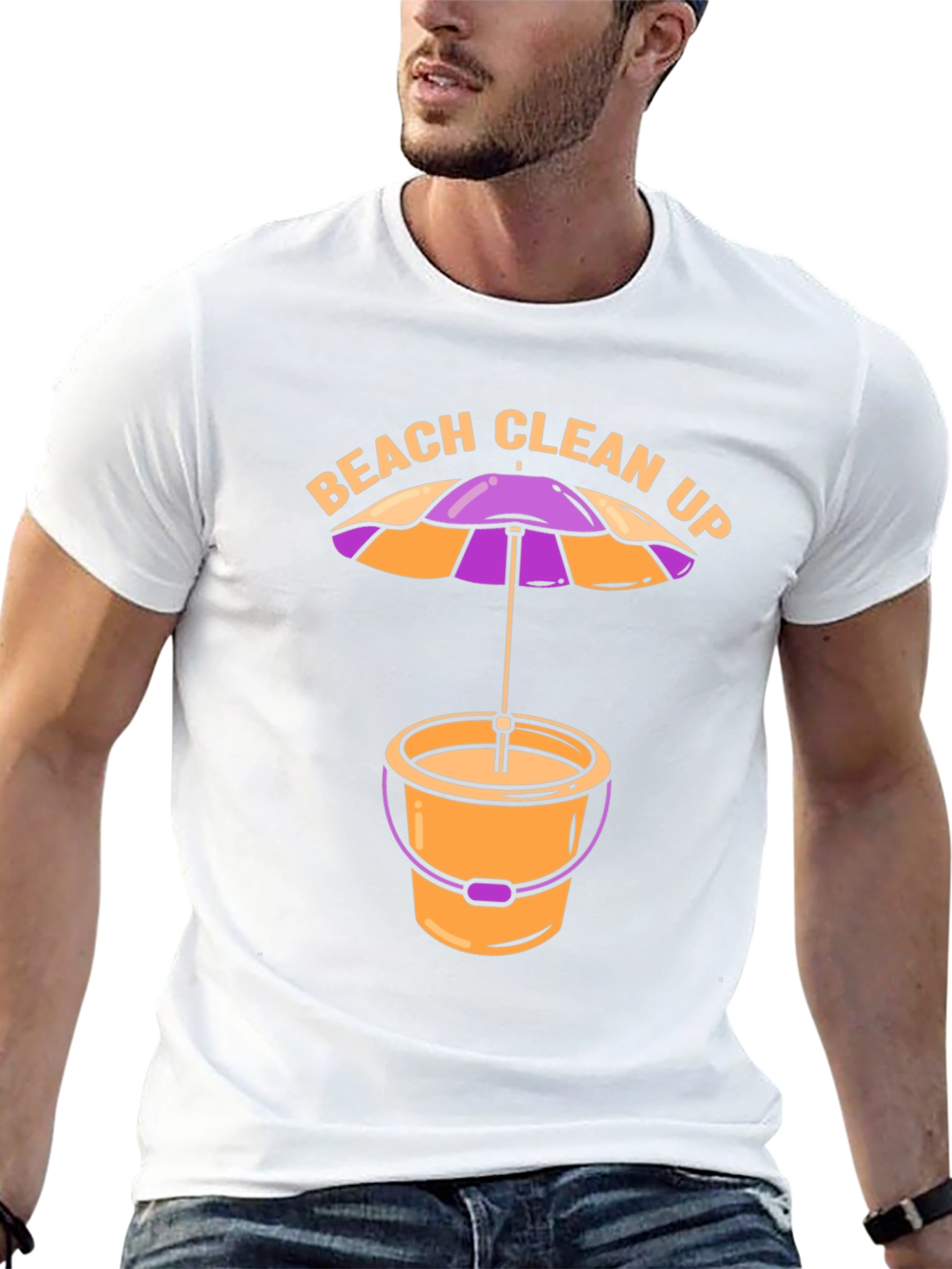 Beach Clean Up Graphic T-Shirt